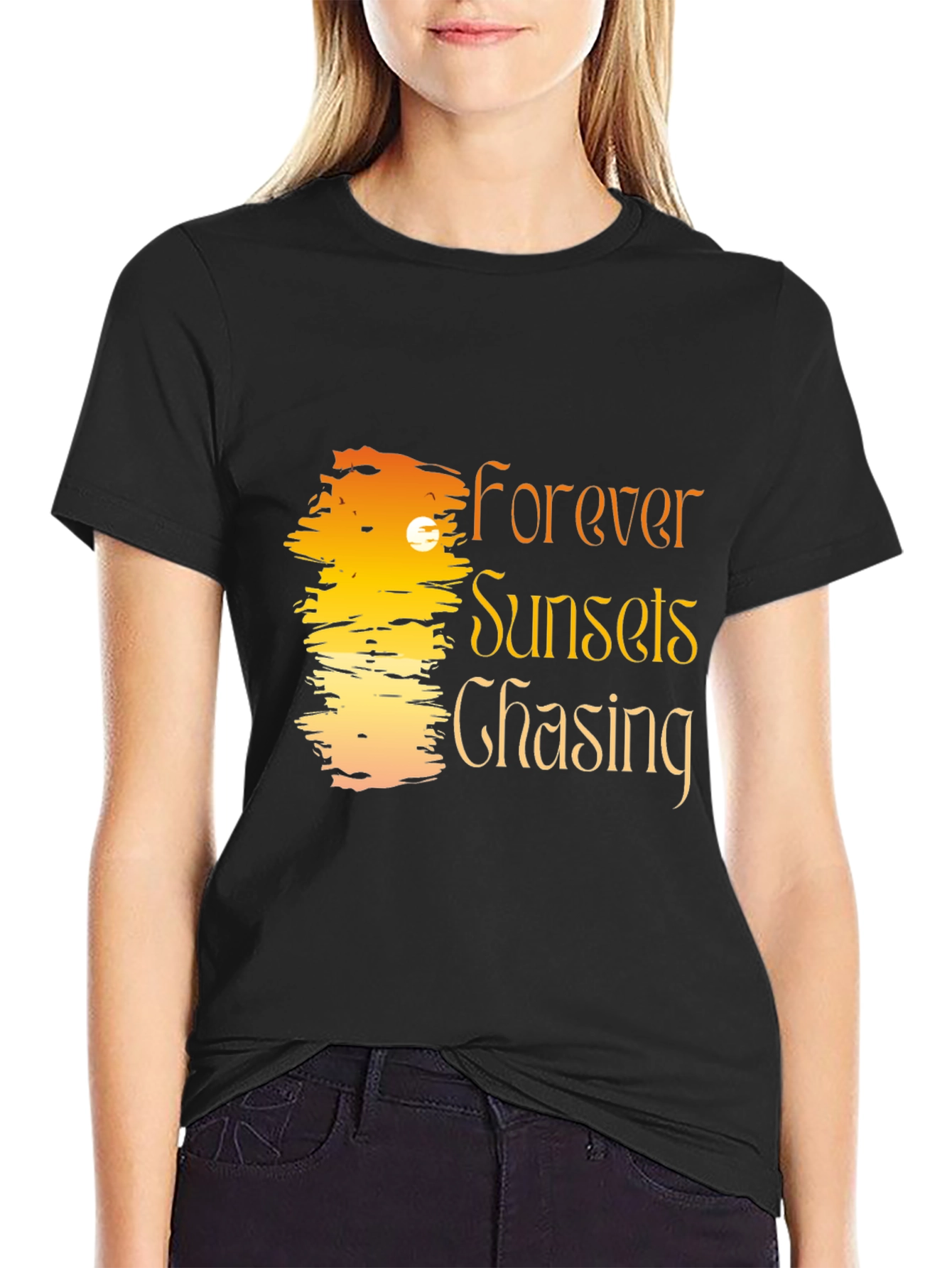 Forever Sunsets Chasing Graphic T-Shirt