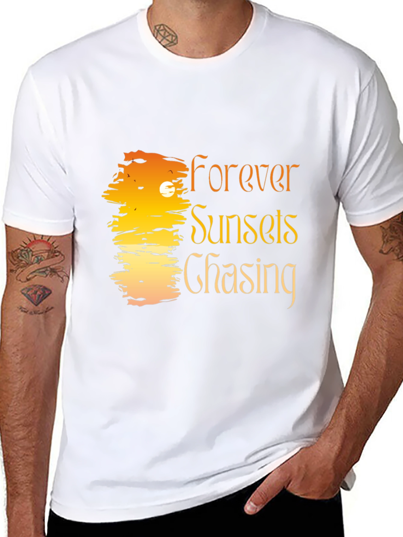 Forever Sunsets Chasing Graphic T-Shirt
