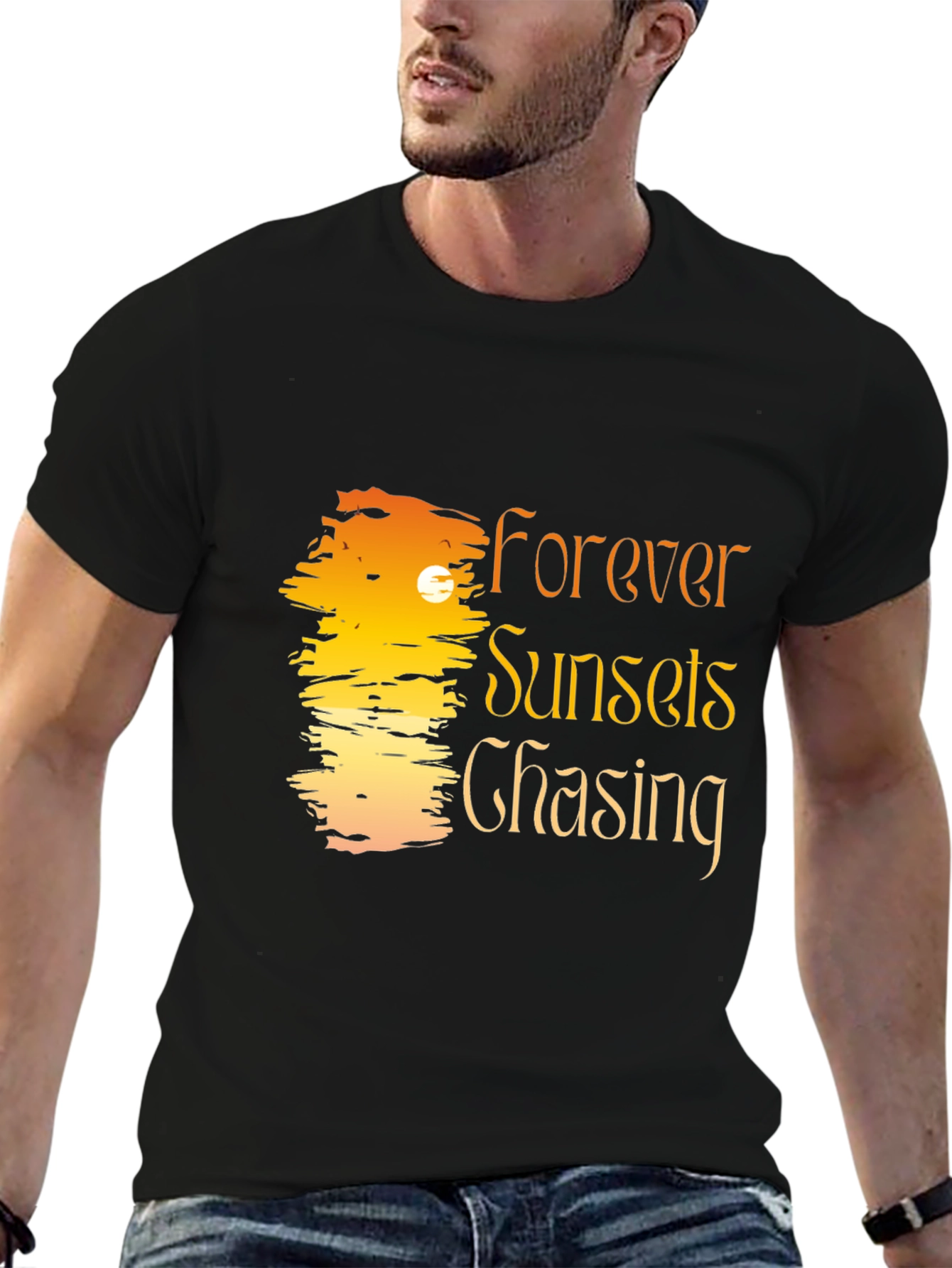 Forever Sunsets Chasing Graphic T-Shirt