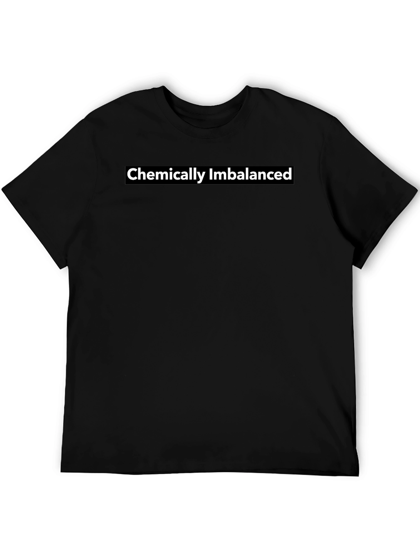 Chemically Imbalanced Black Graphic Tee