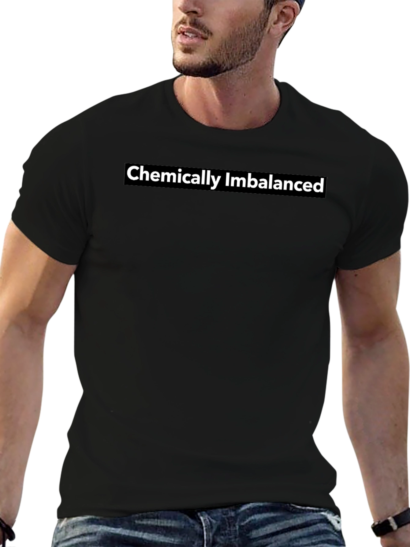 Chemically Imbalanced Black Graphic Tee