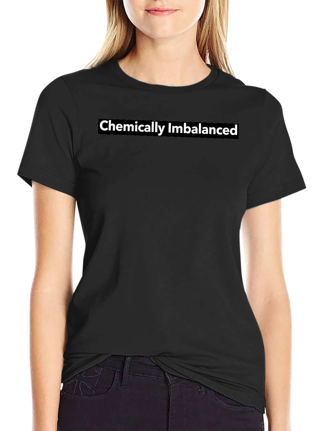 Chemically Imbalanced Black Graphic Tee