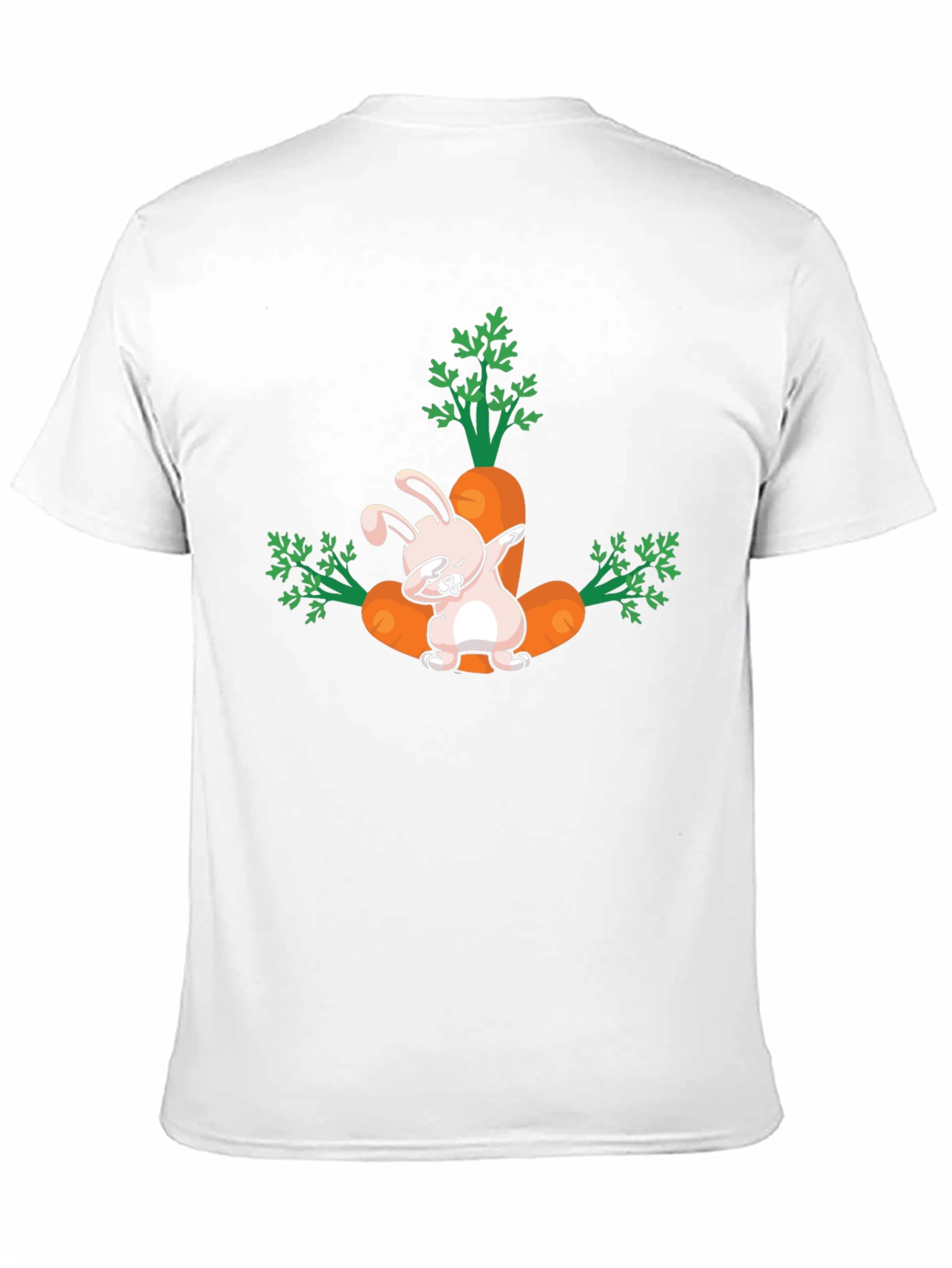 Dabbing Easter Bunny with Carrots T-Shirt
