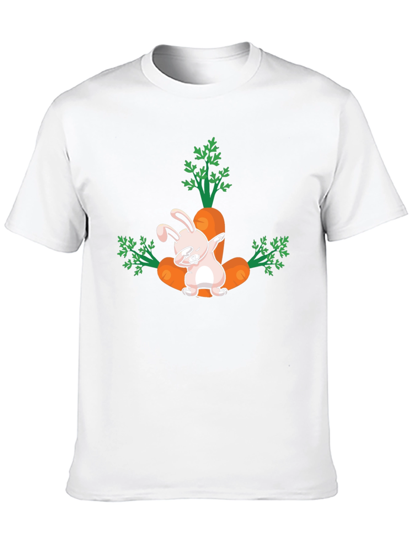 Dabbing Easter Bunny with Carrots T-Shirt