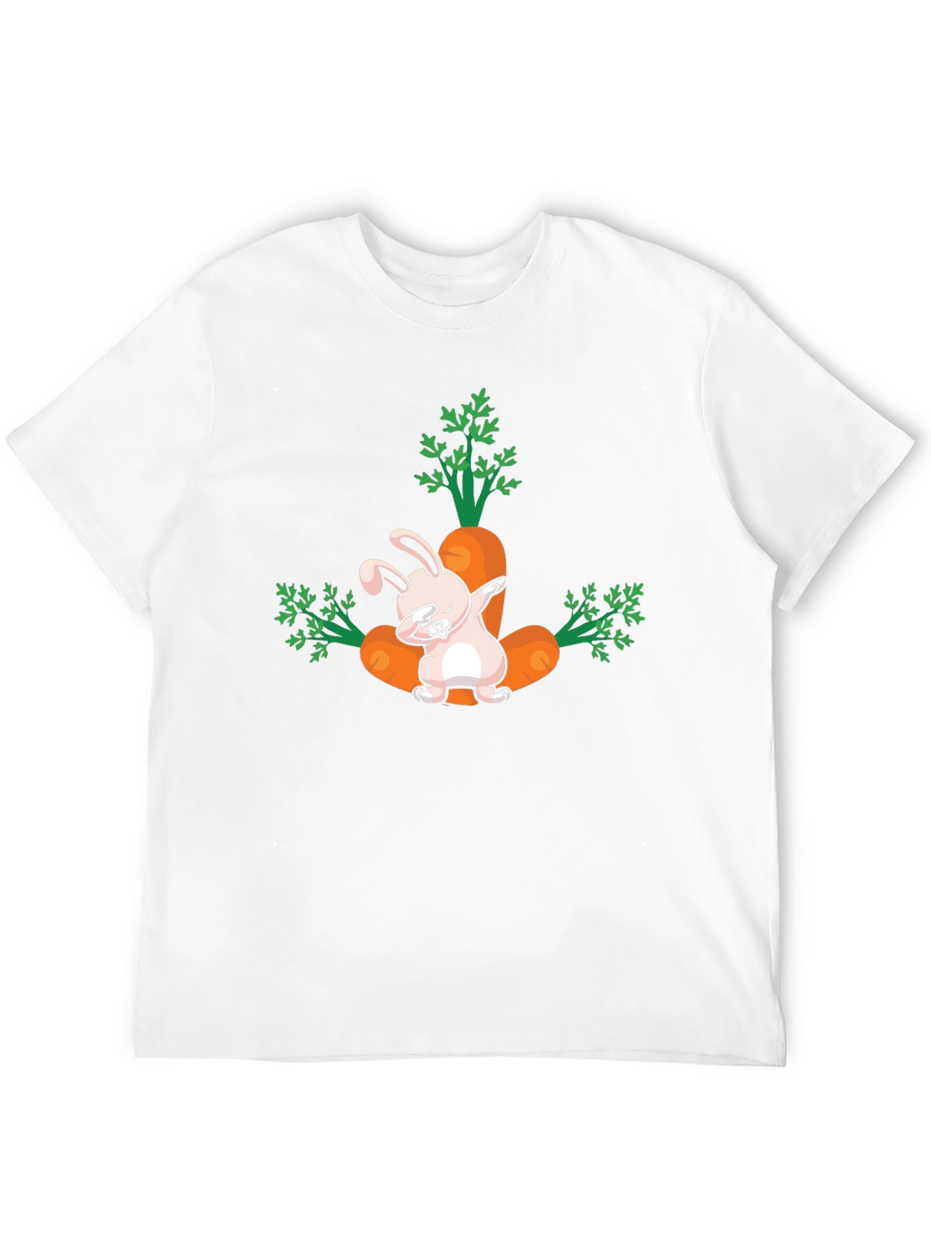Dabbing Easter Bunny with Carrots T-Shirt