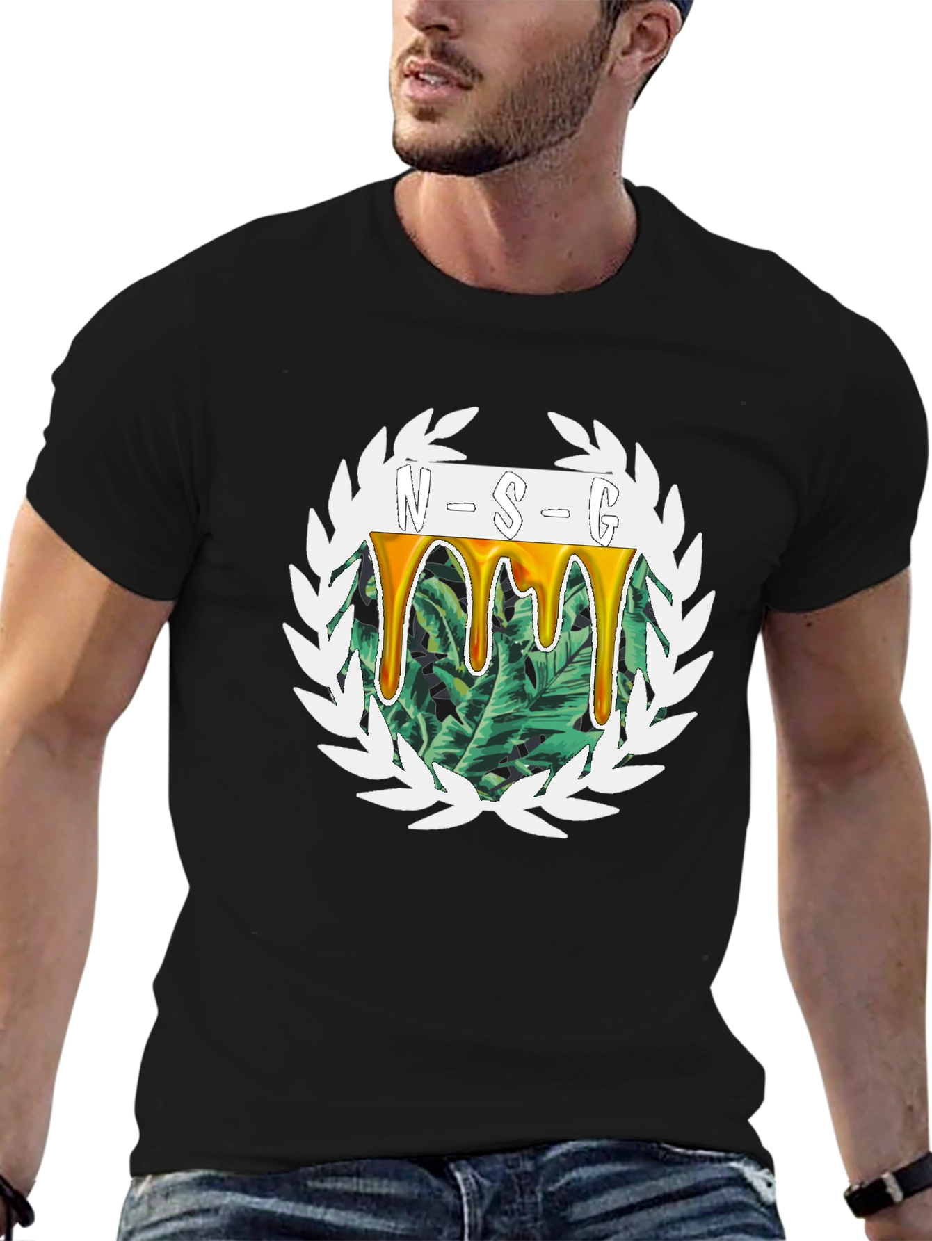 NSG Graphic Tee - Tropical Drip Design