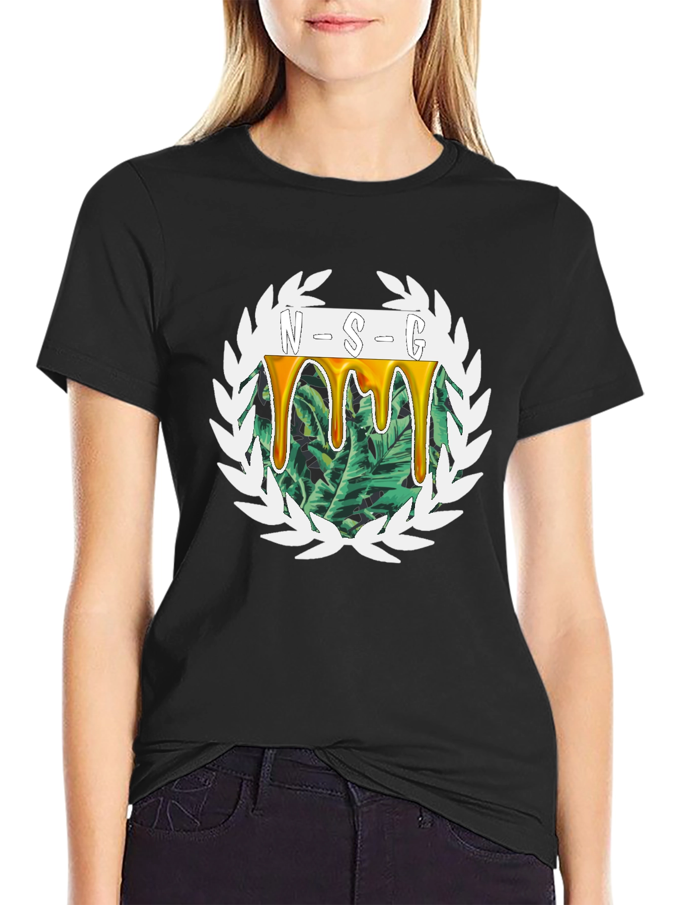 NSG Graphic Tee - Tropical Drip Design