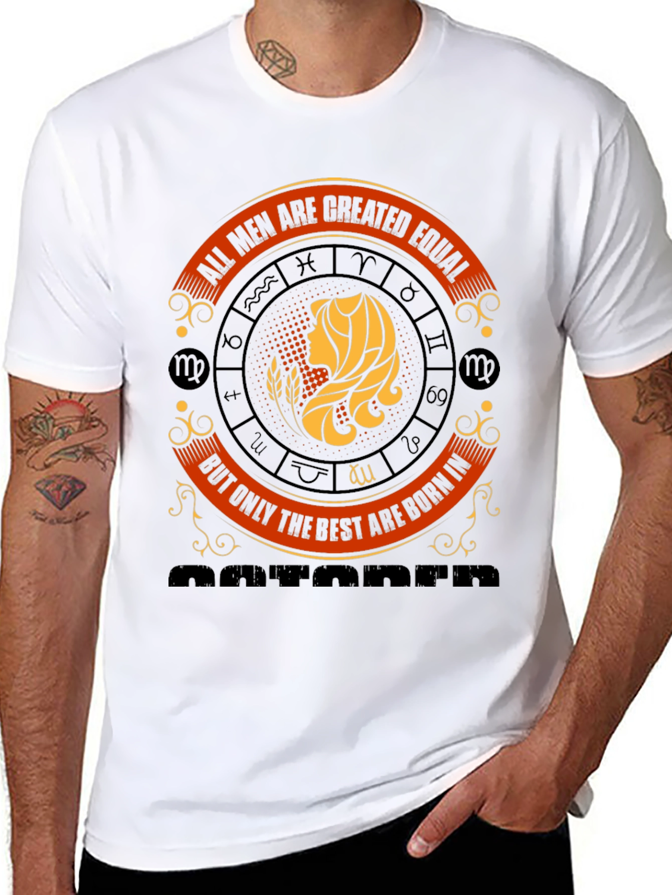 October Zodiac Virgo T-Shirt