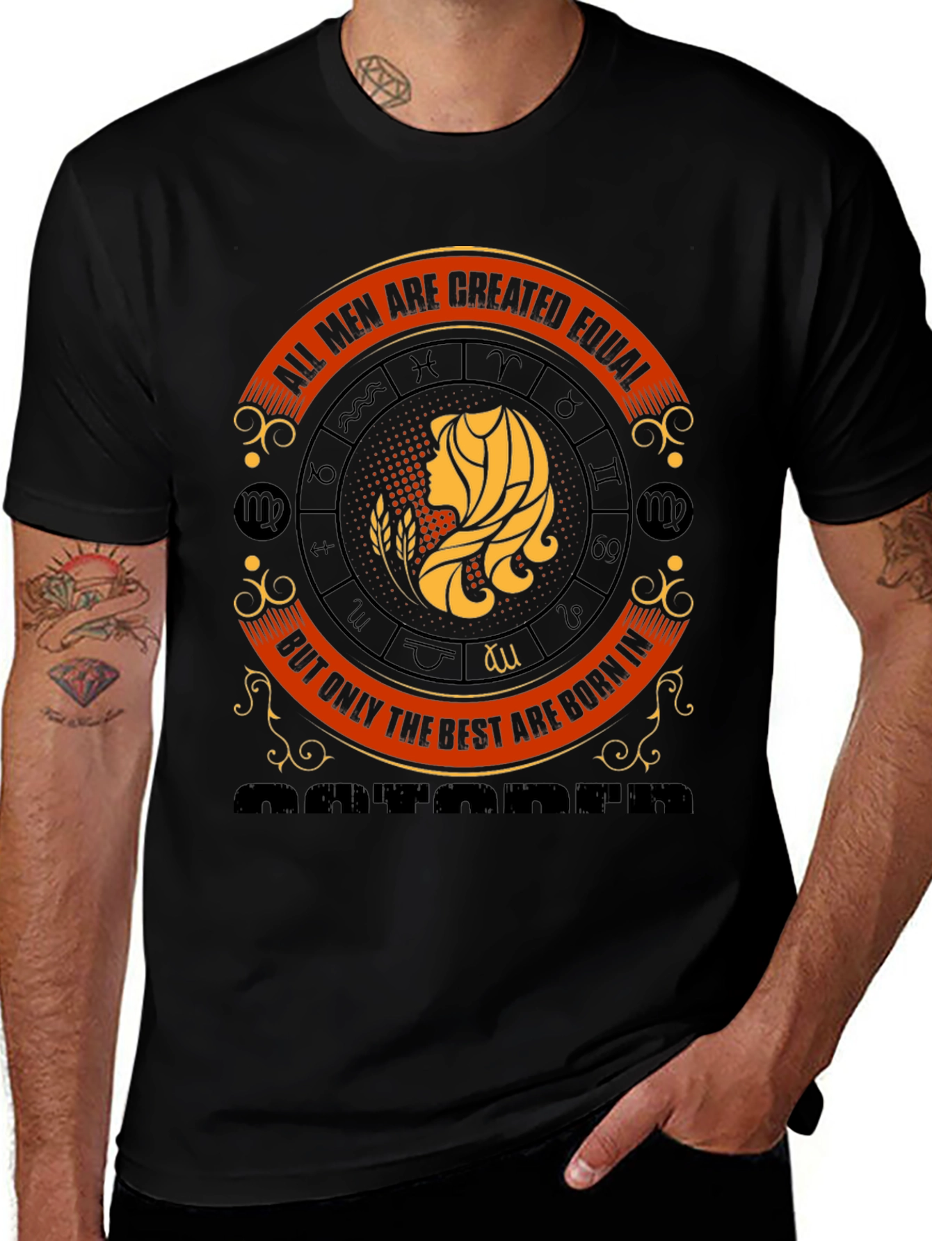 October Zodiac Virgo T-Shirt