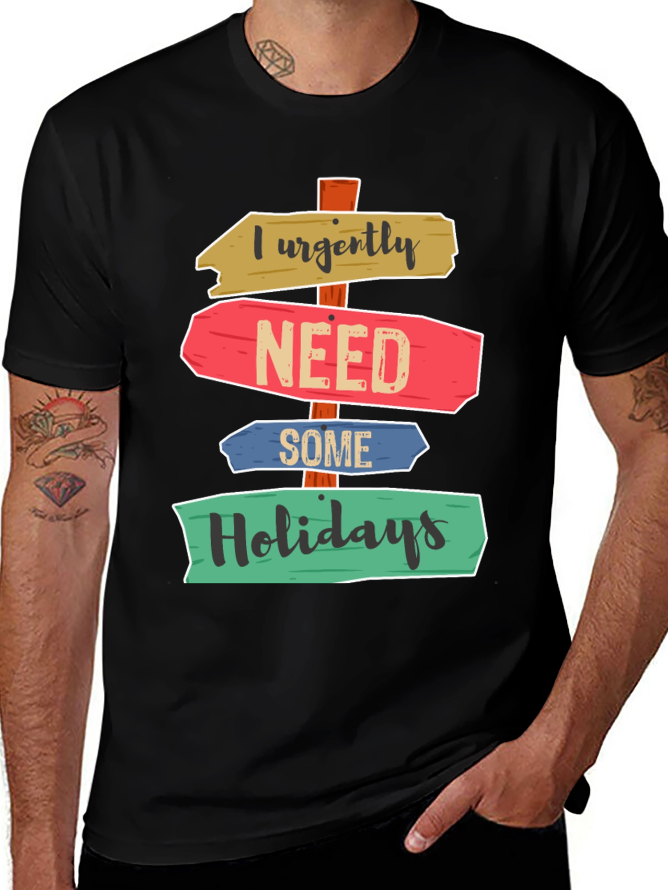 Humorous Holiday Needed Graphic Tee