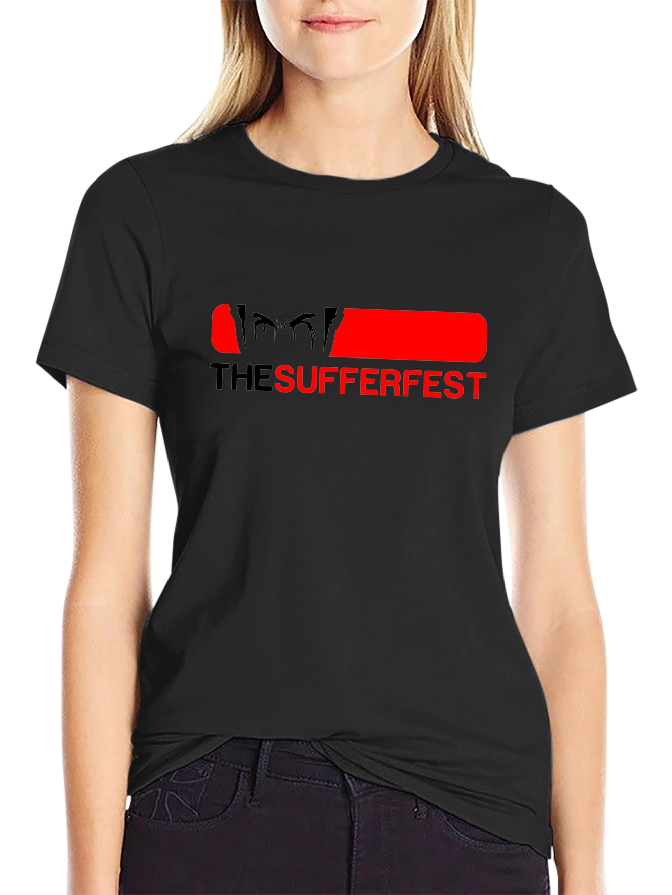 The Sufferfest Black Graphic Tee