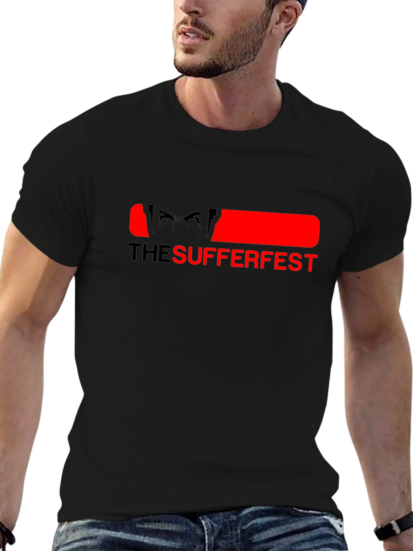 The Sufferfest Black Graphic Tee