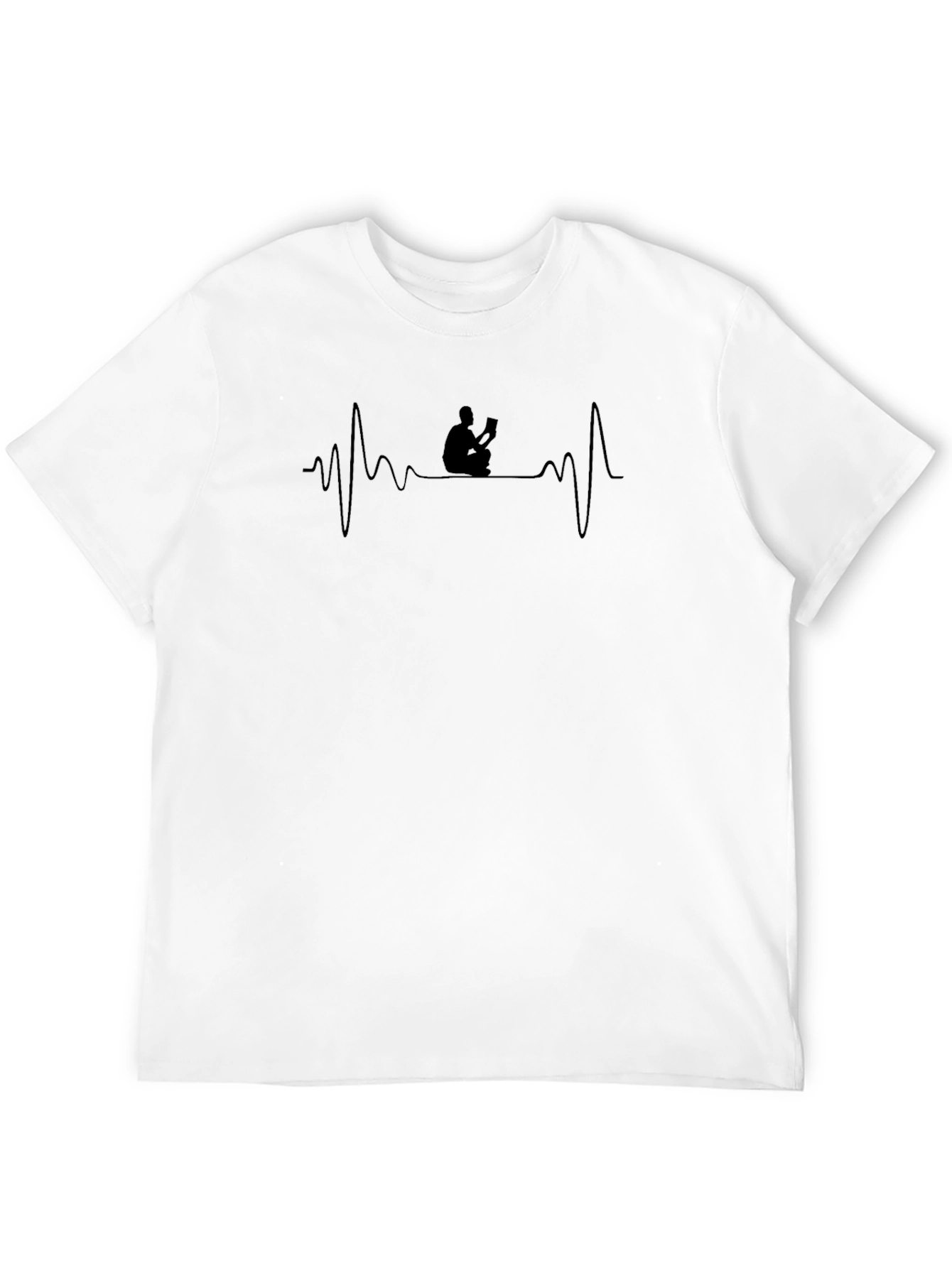 Readers Heartbeat T-Shirt - Black