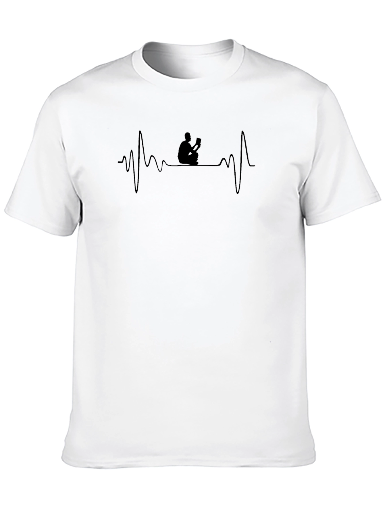 Readers Heartbeat T-Shirt - Black