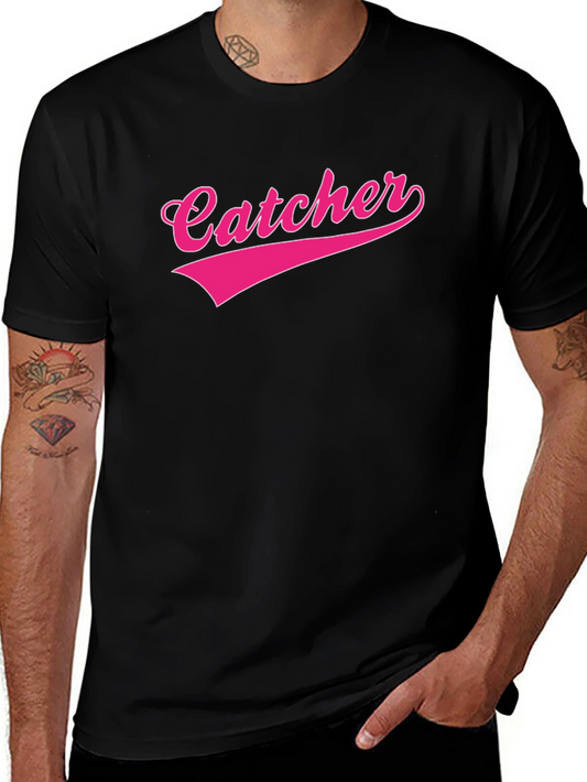 Catcher Graphic Tee - Baseball Fan Shirt
