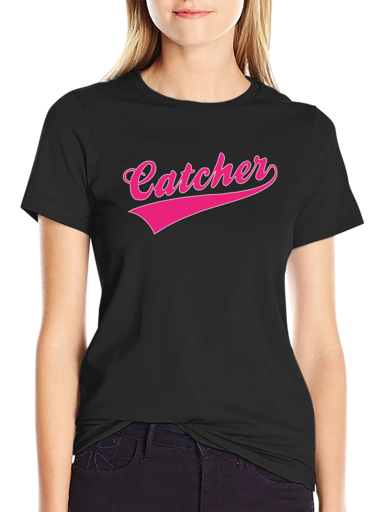 Catcher Graphic Tee - Baseball Fan Shirt