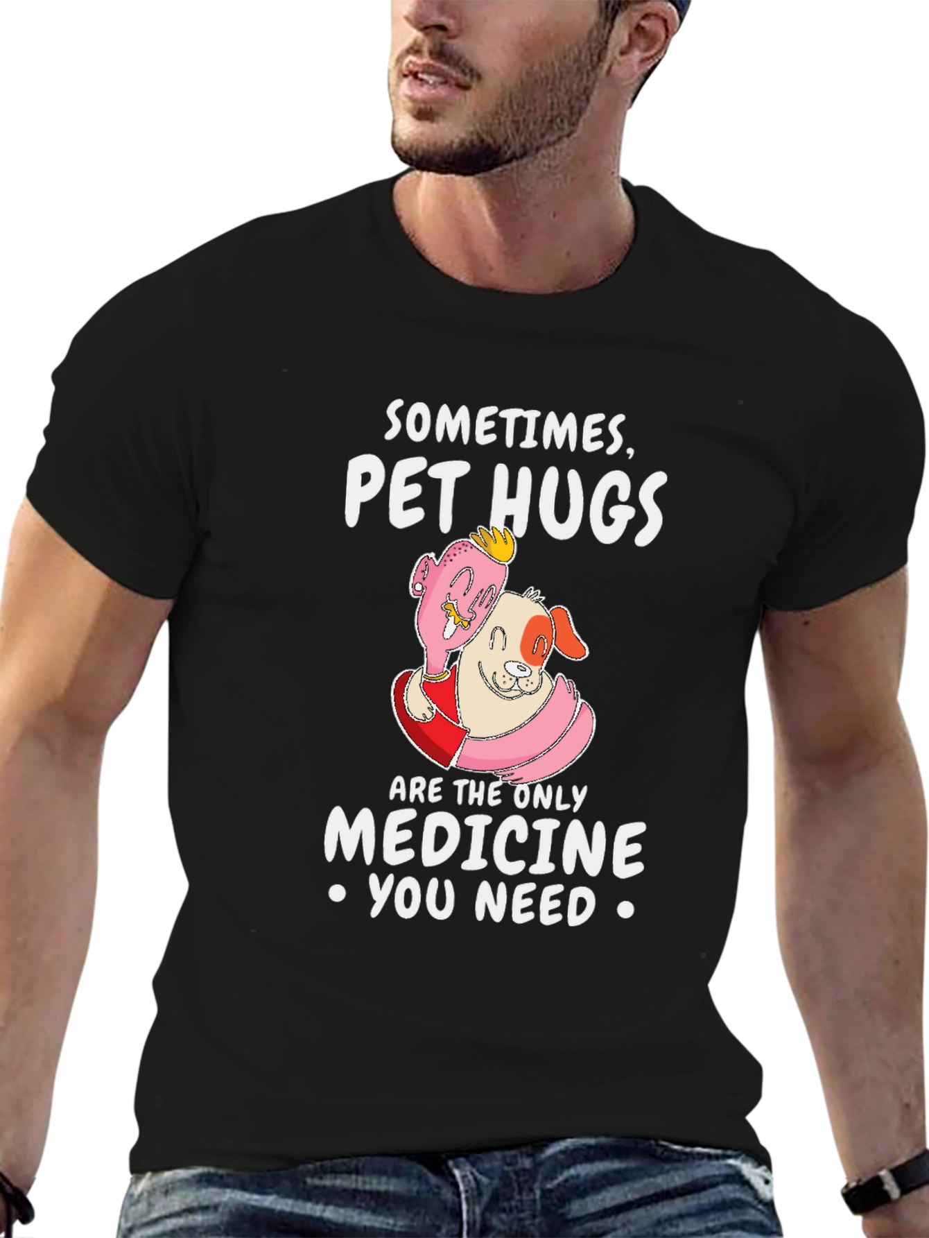 Pet Hugs Medicine T-Shirt - Unisex Comfort Fit