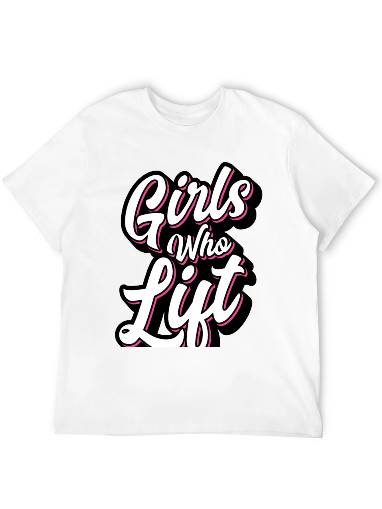 Girls Who Lift Black T-Shirt - Fitness Apparel