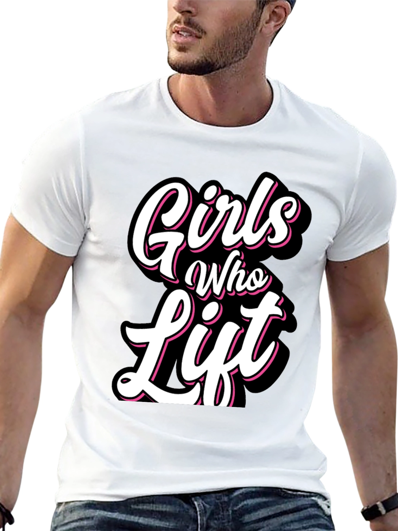 Girls Who Lift Black T-Shirt - Fitness Apparel