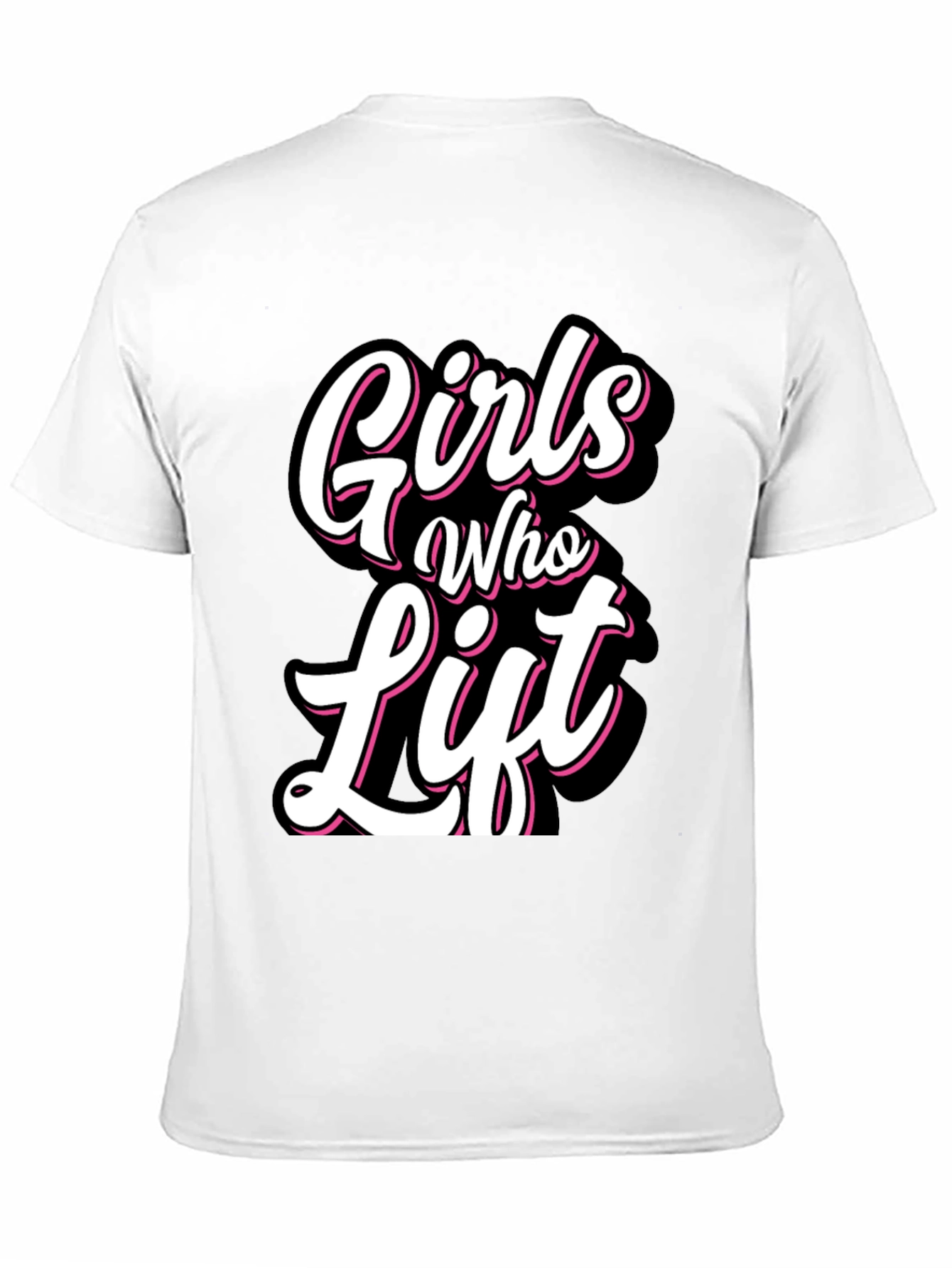 Girls Who Lift Black T-Shirt - Fitness Apparel