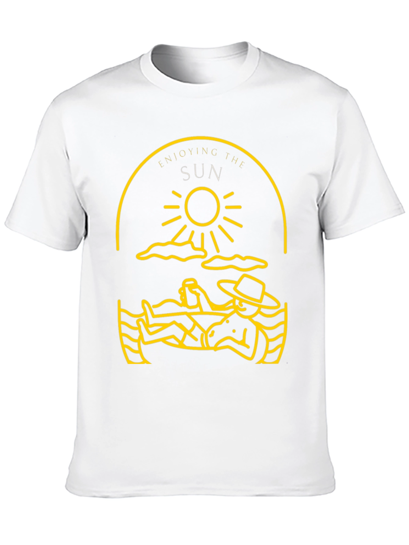 Enjoying the Sun Graphic Tee - Black