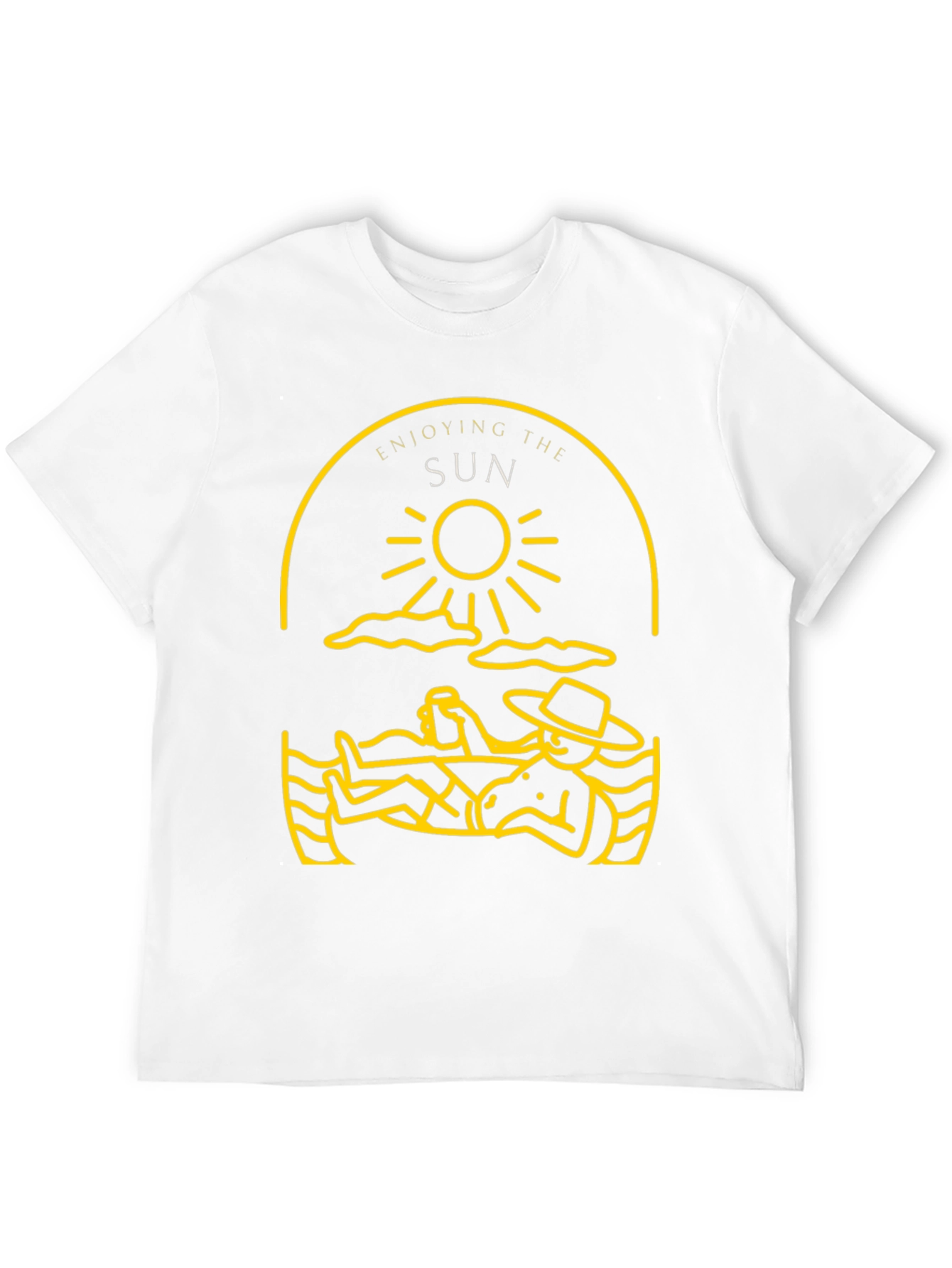 Enjoying the Sun Graphic Tee - Black