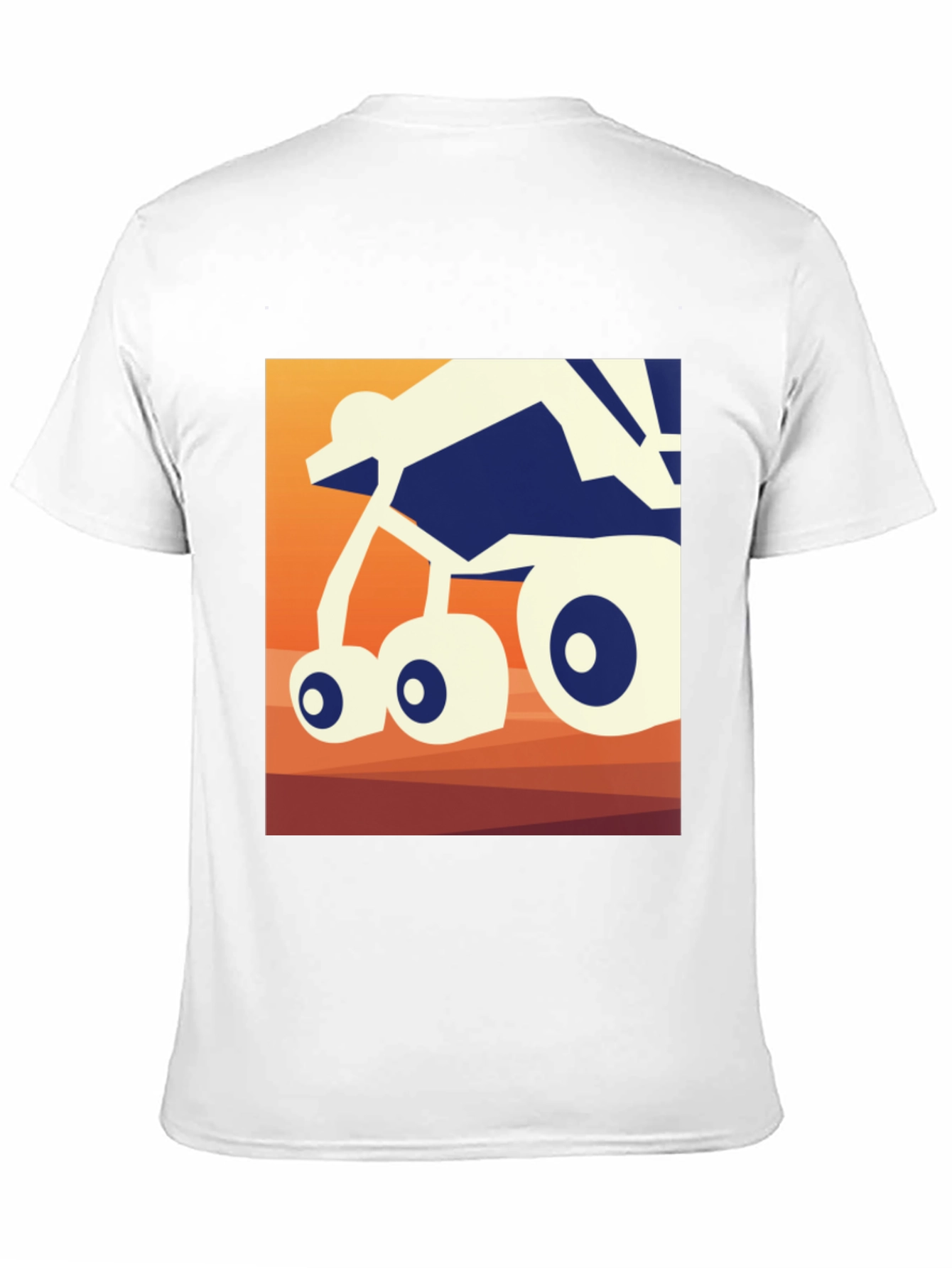 Abstract Rover Graphic Tee - Black Unisex T-Shirt