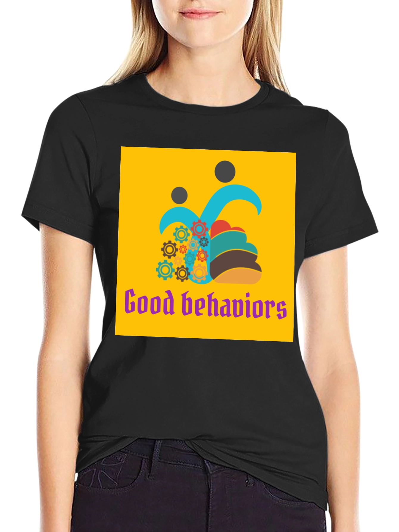 Good Behaviors Graphic T-Shirt - Black