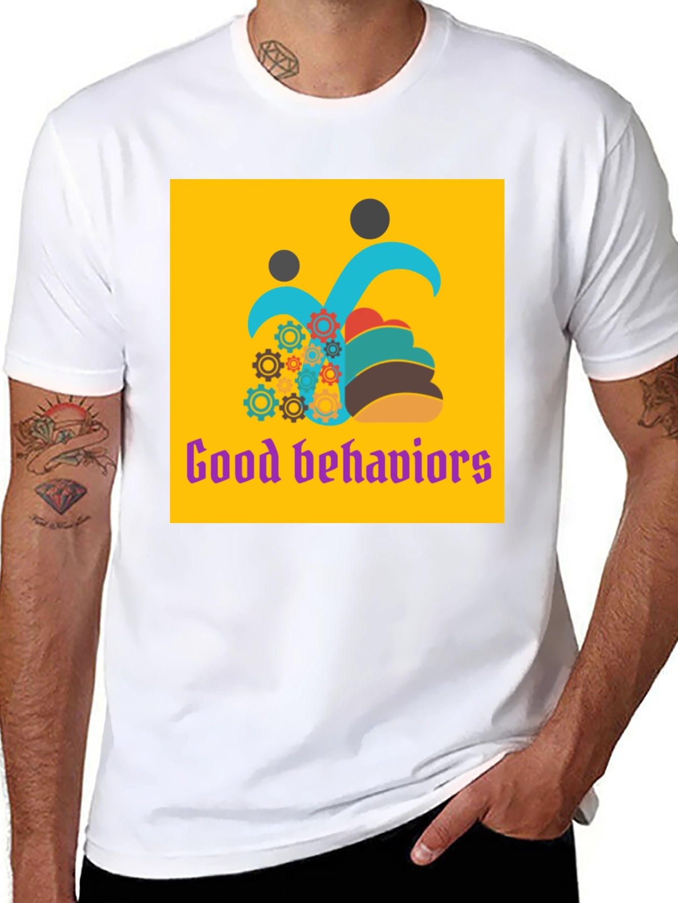 Good Behaviors Graphic T-Shirt - Black