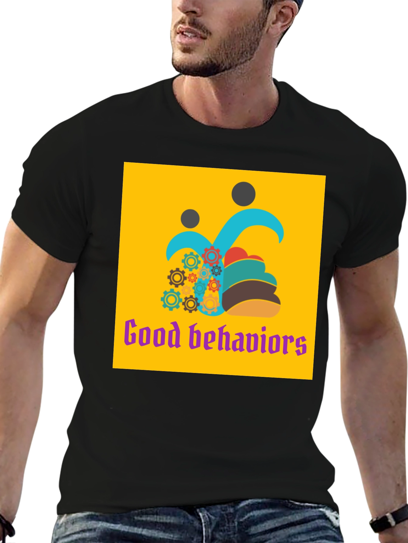 Good Behaviors Graphic T-Shirt - Black