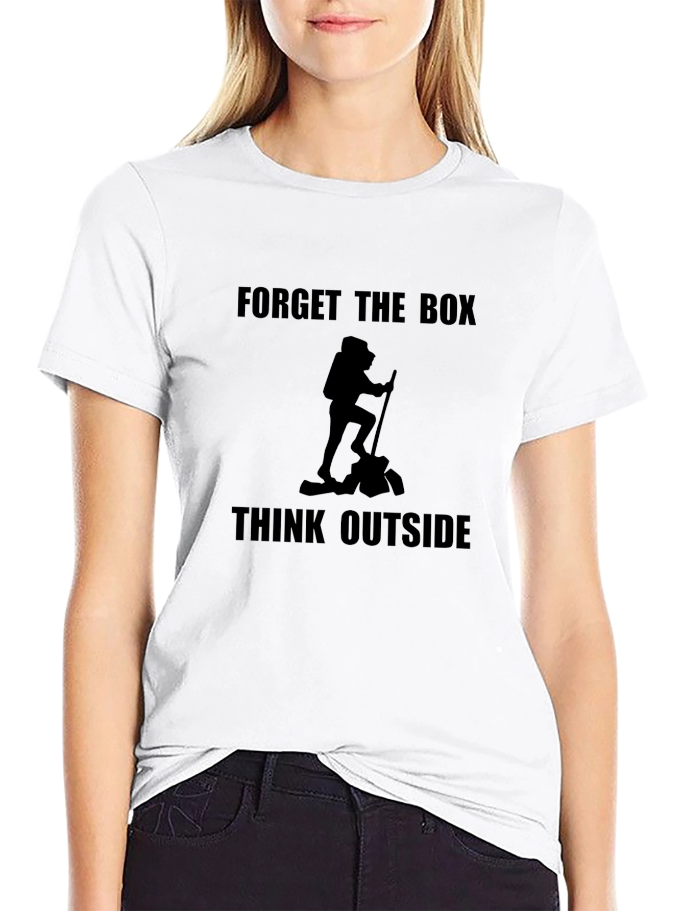 Forget the Box Think Outside Hiking T-Shirt