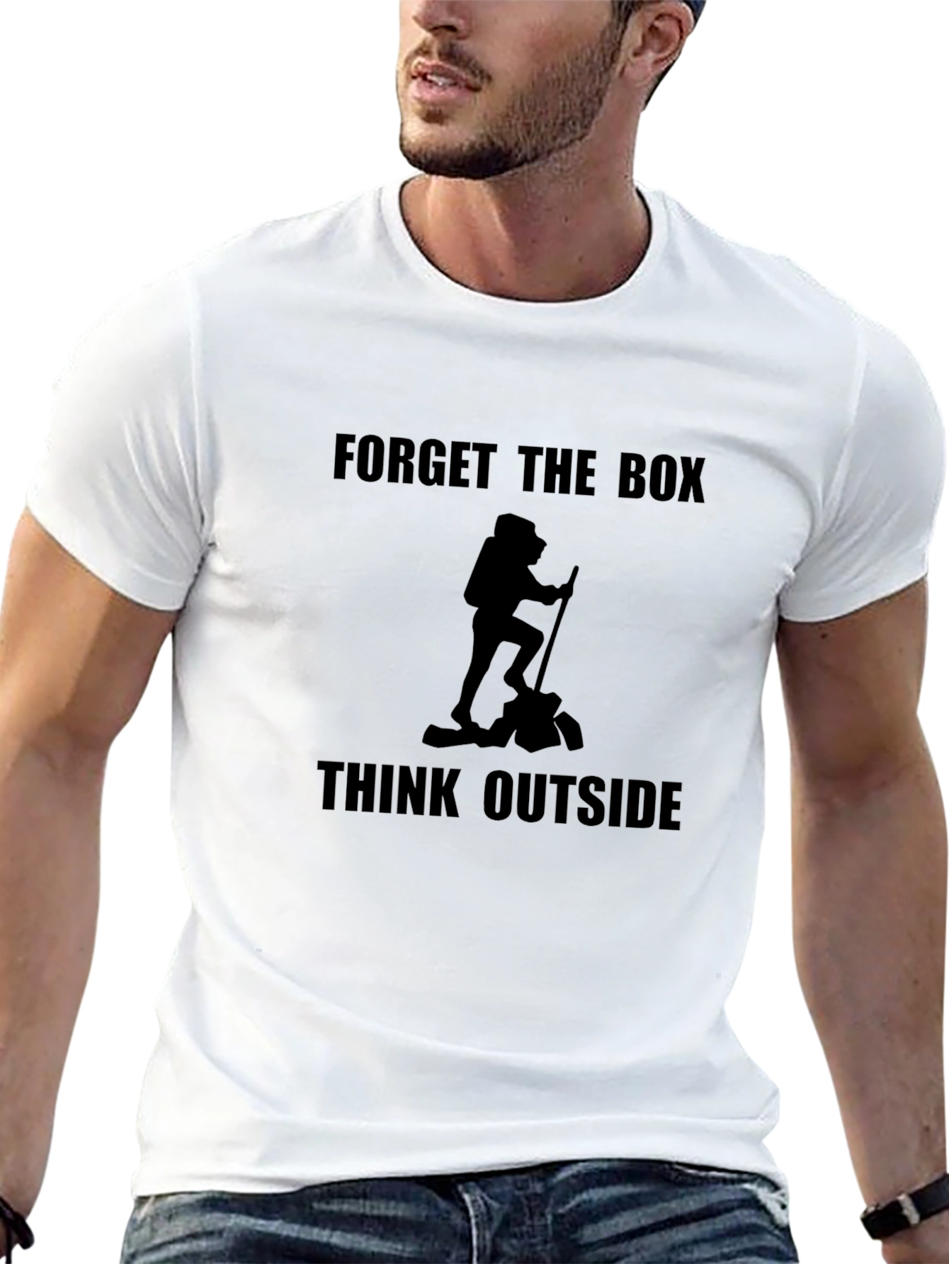 Forget the Box Think Outside Hiking T-Shirt