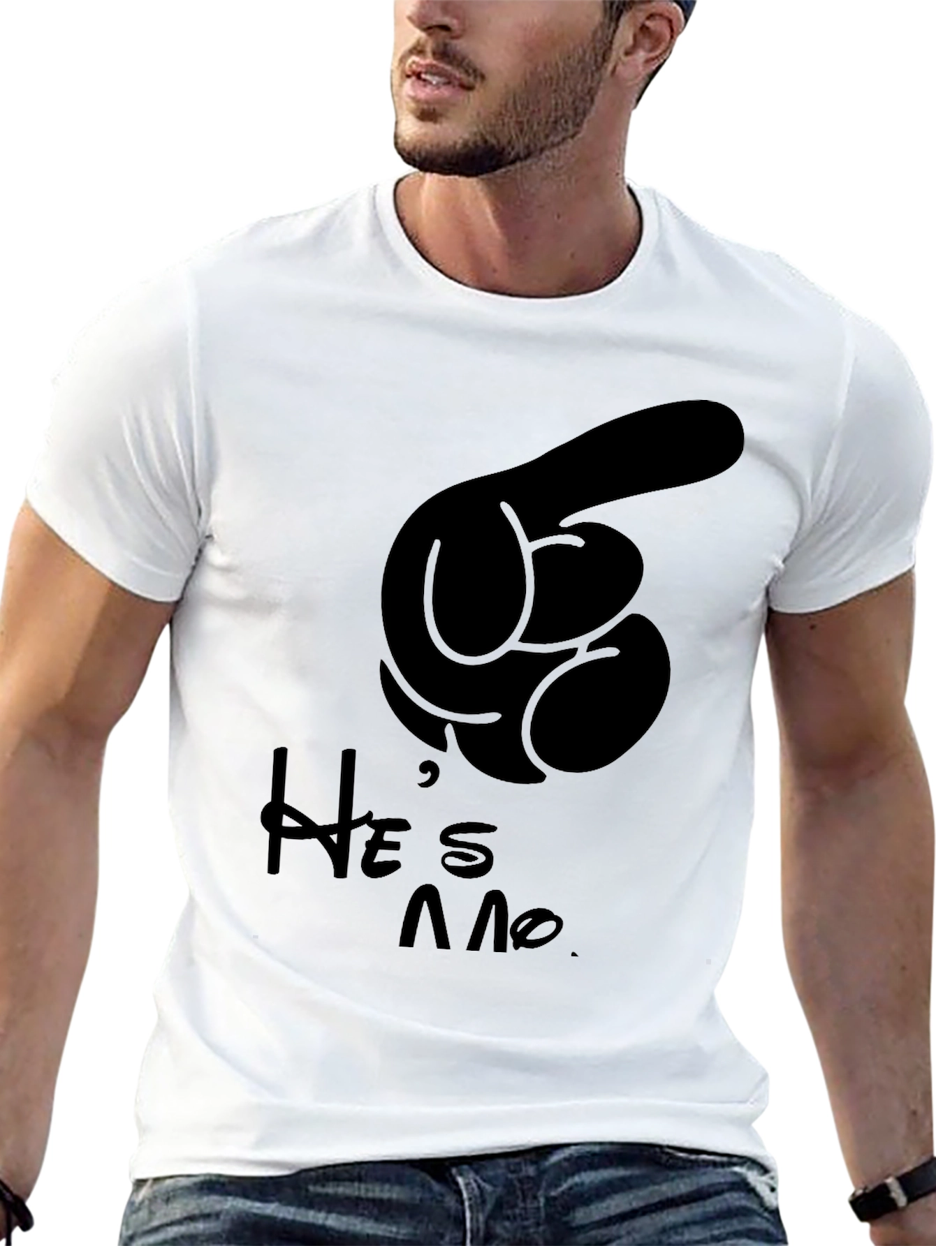 Hes Mine Funny Matching Couple T-Shirt