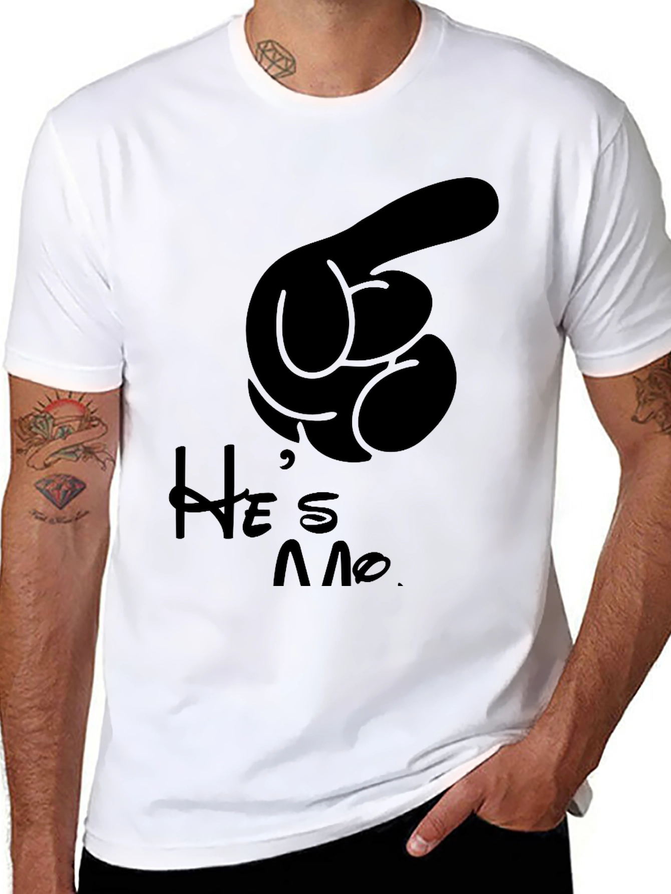 Hes Mine Funny Matching Couple T-Shirt