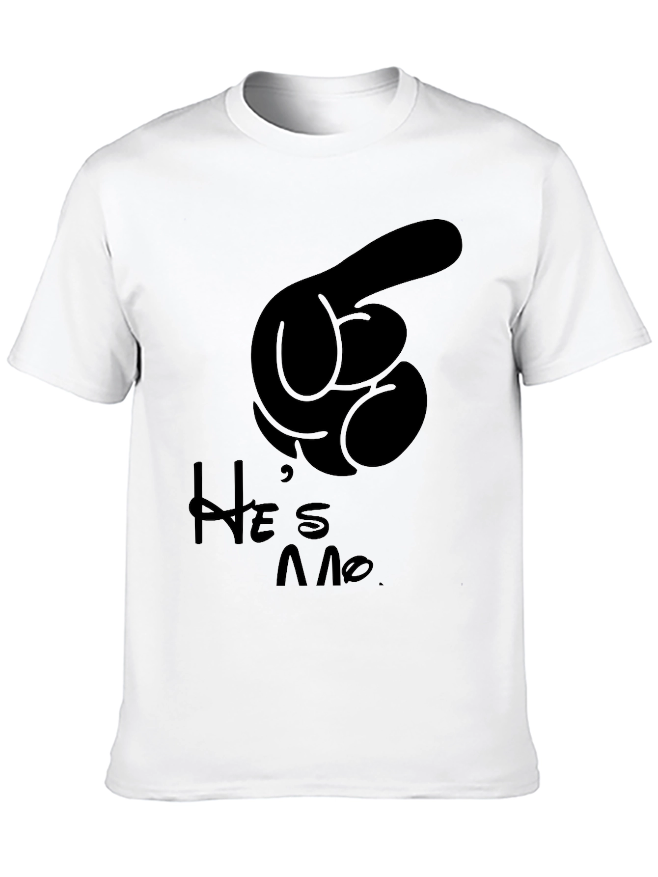 Hes Mine Funny Matching Couple T-Shirt