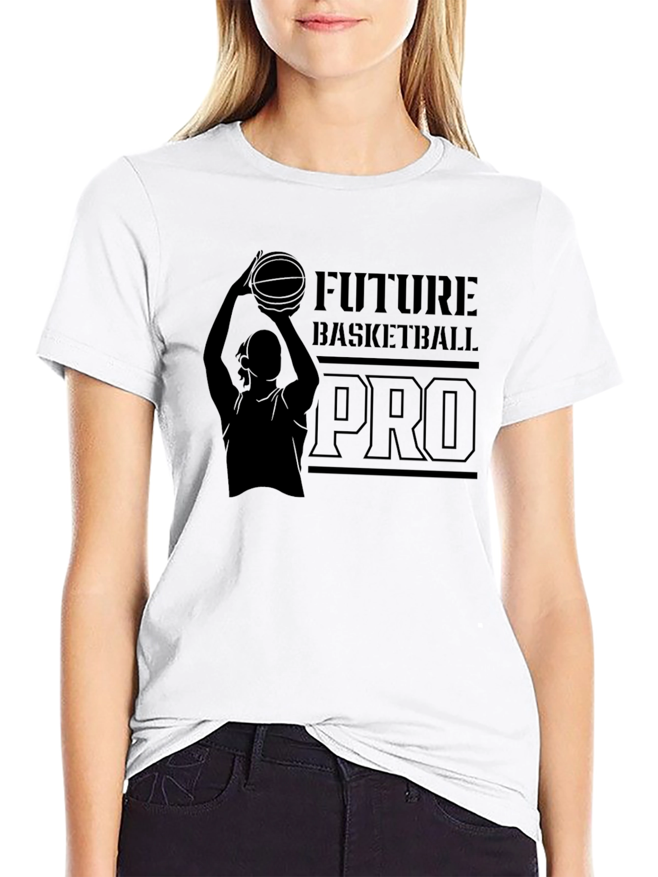 Future Basketball Pro Graphic T-Shirt - Black