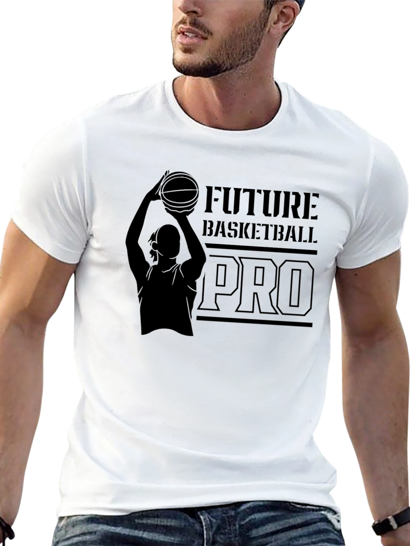 Future Basketball Pro Graphic T-Shirt - Black