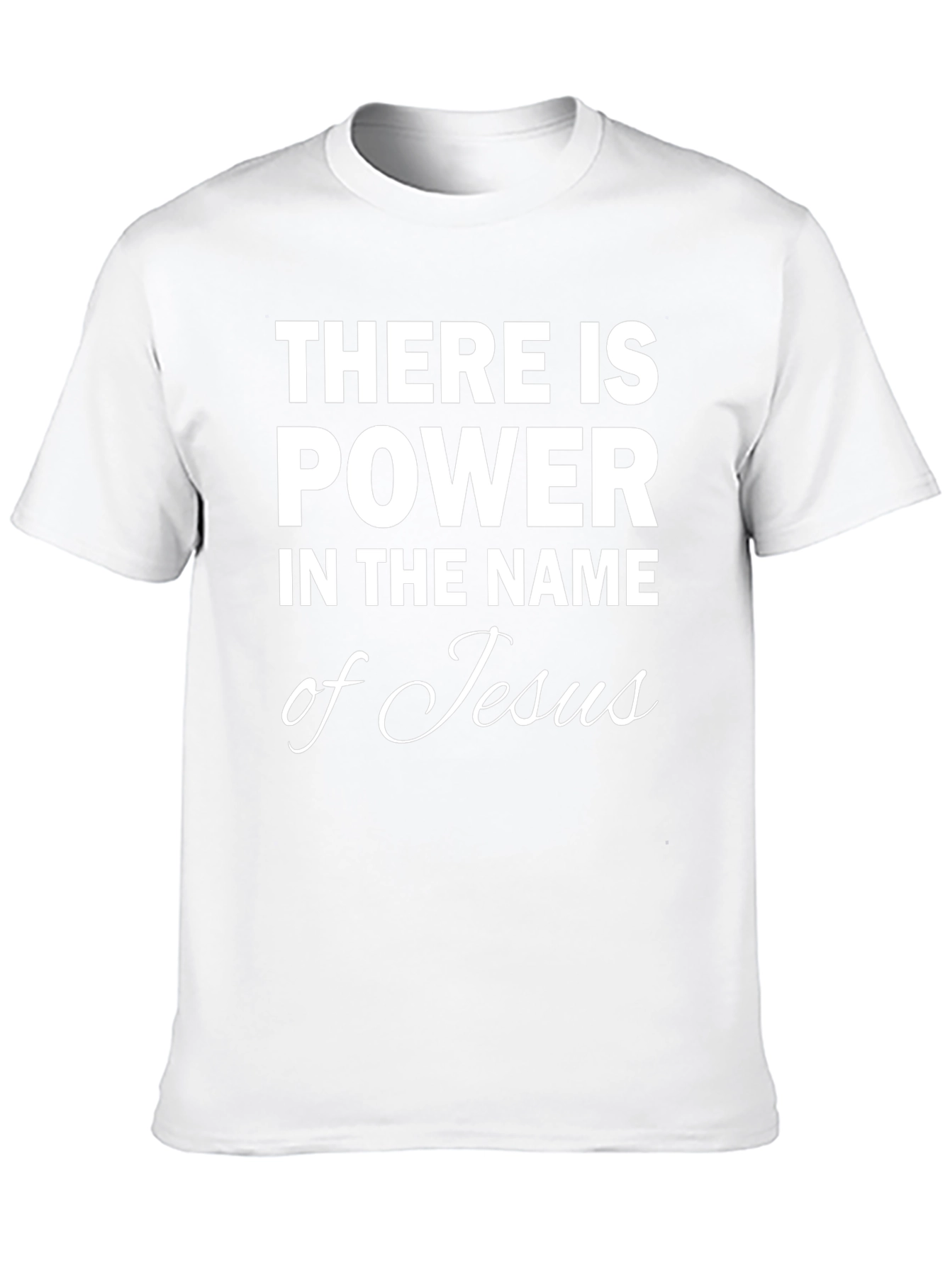 Power in Jesus Name Black T-Shirt