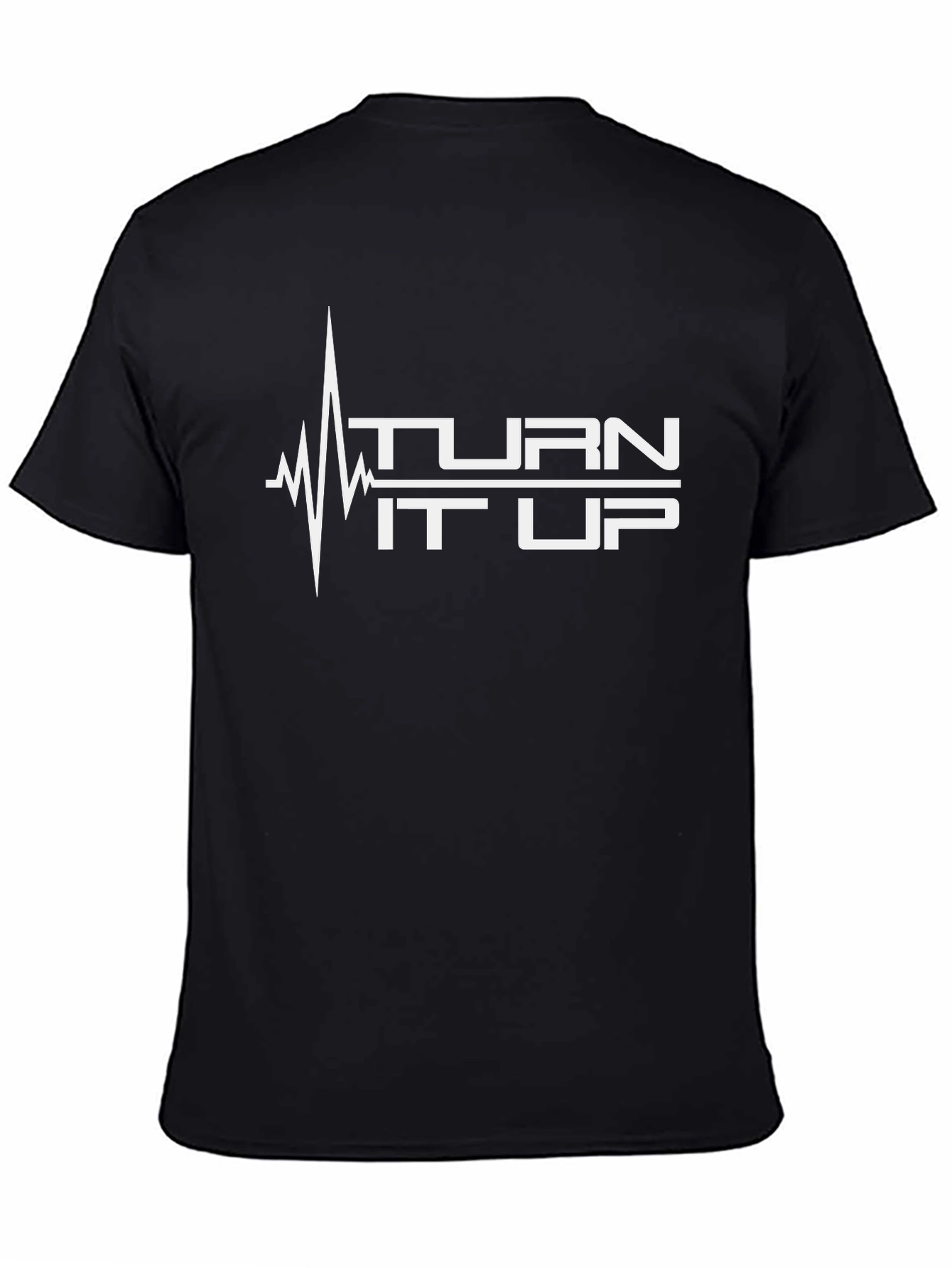 Turn It Up Graphic Tee - Black