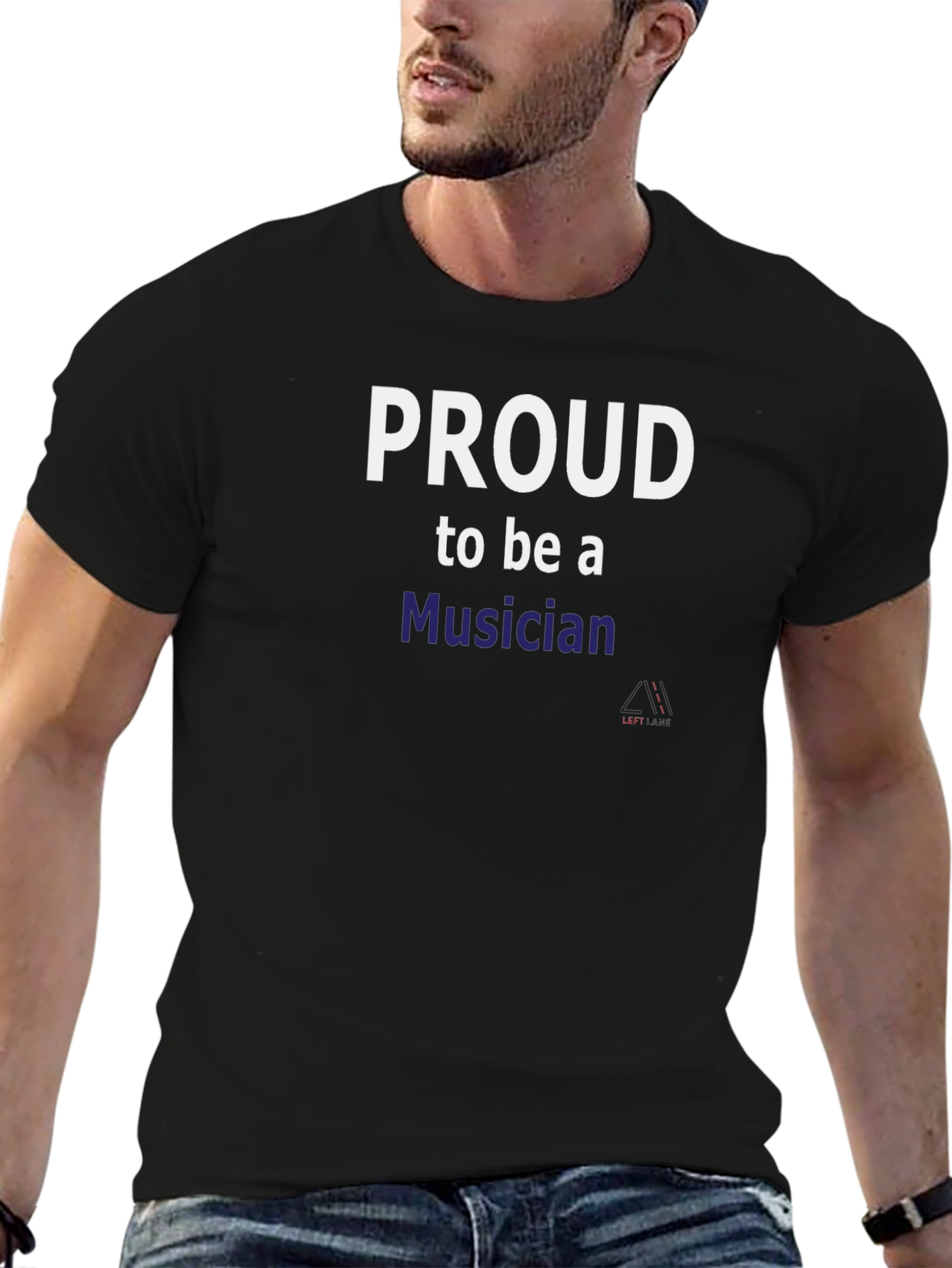Proud Musician Black T-Shirt