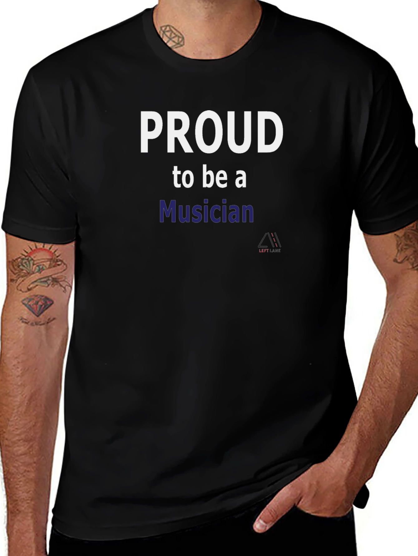 Proud Musician Black T-Shirt
