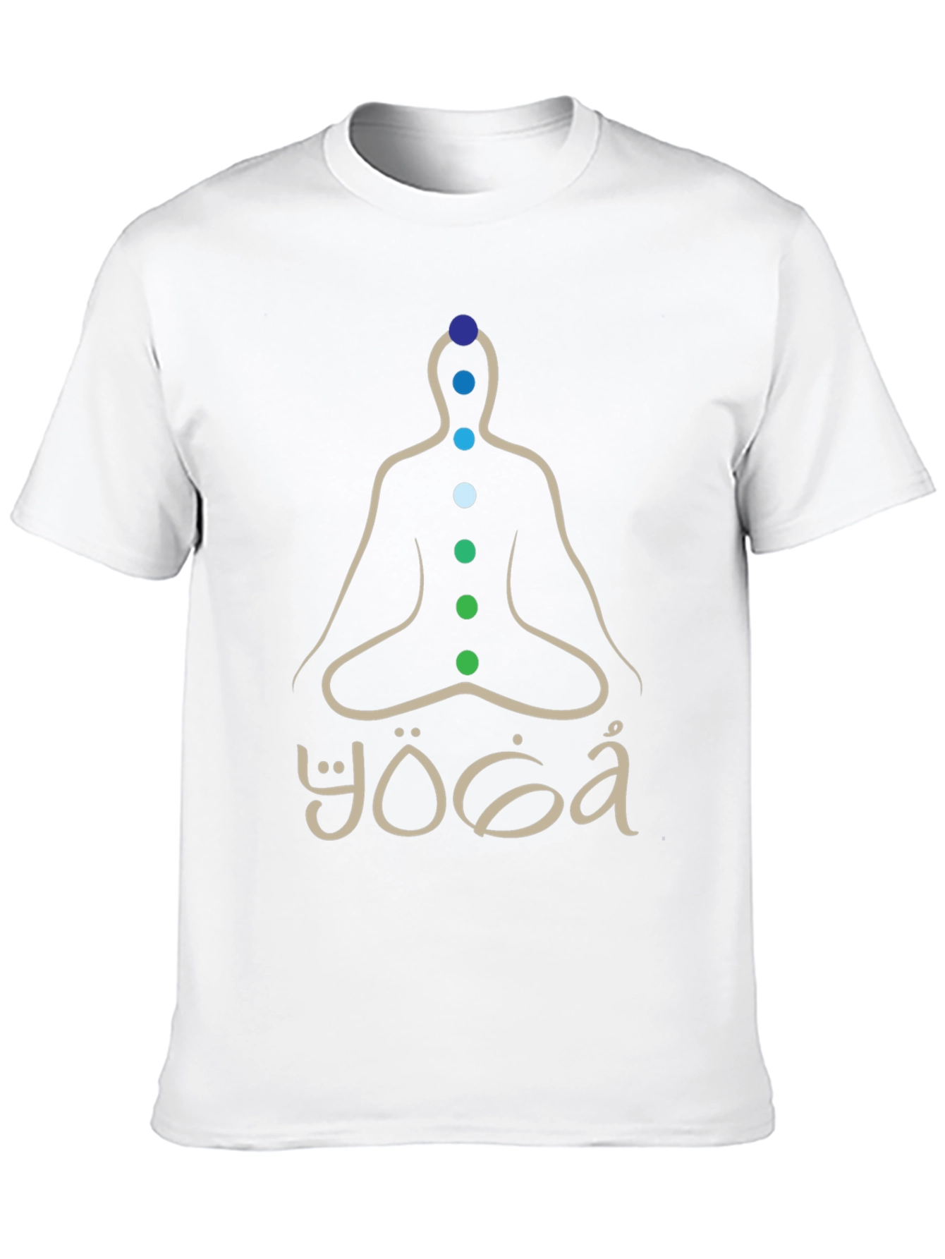 Yoga Chakra Meditation T-Shirt - Spiritual Zen Design