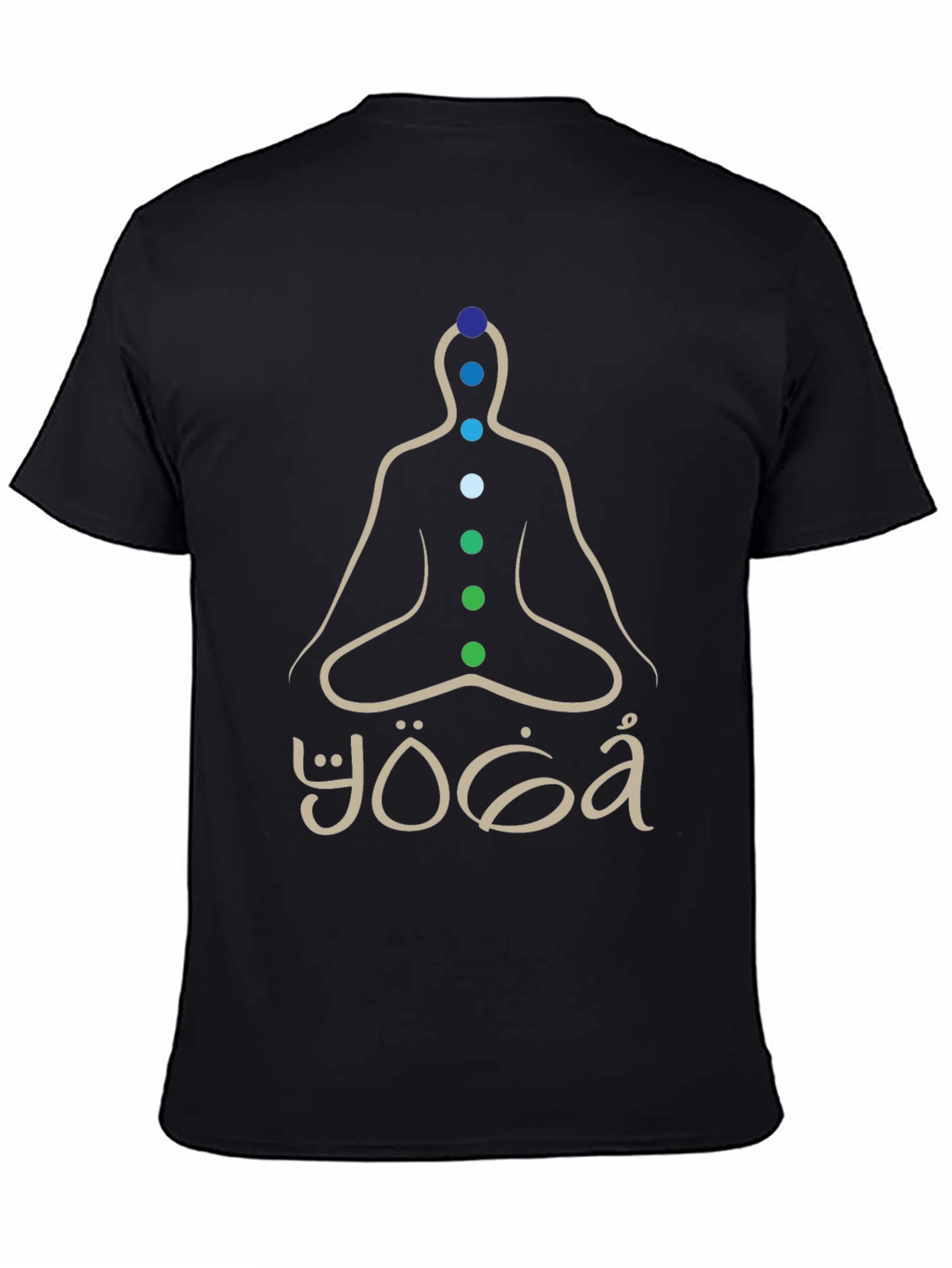Yoga Chakra Meditation T-Shirt - Spiritual Zen Design