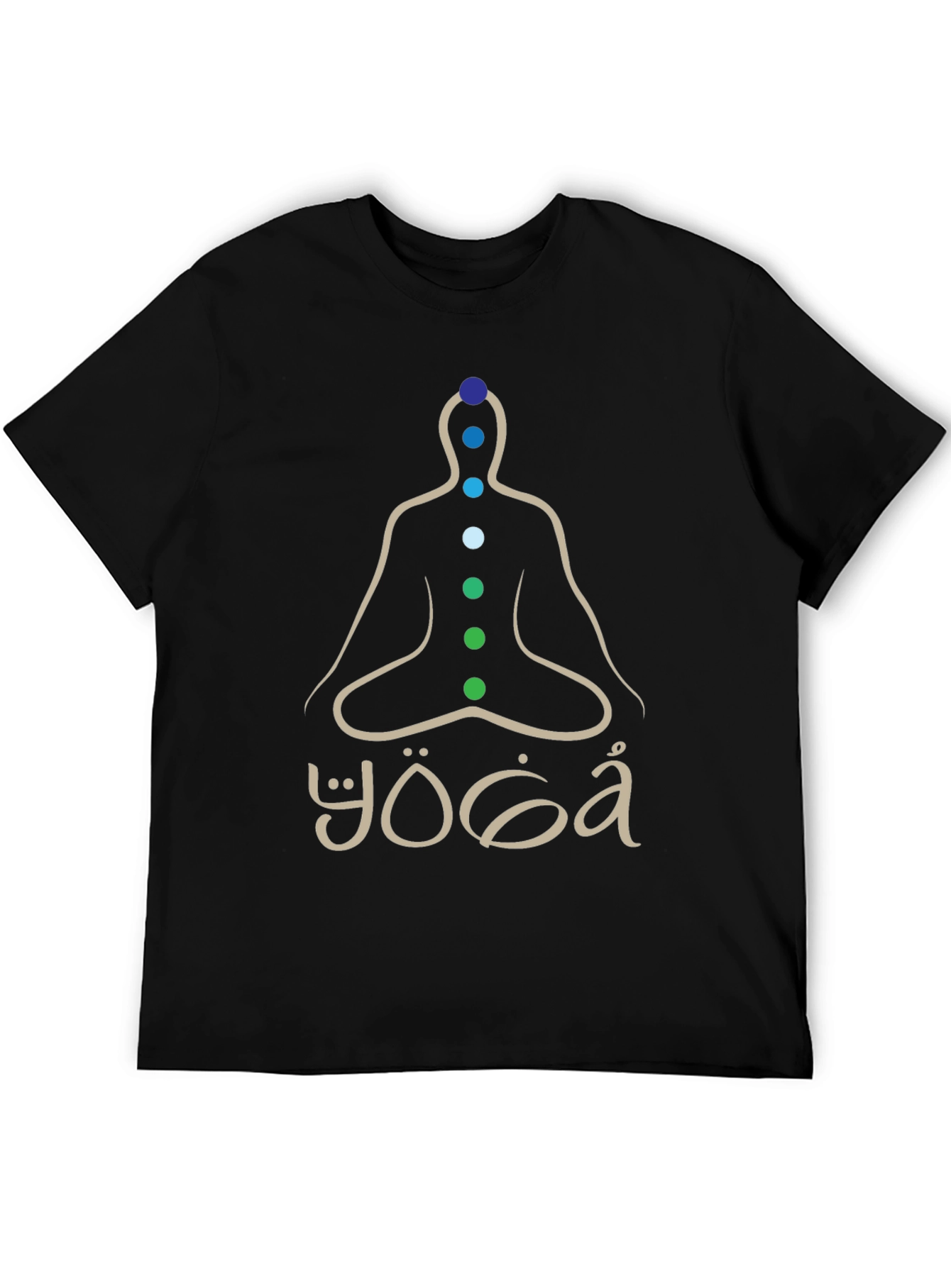 Yoga Chakra Meditation T-Shirt - Spiritual Zen Design