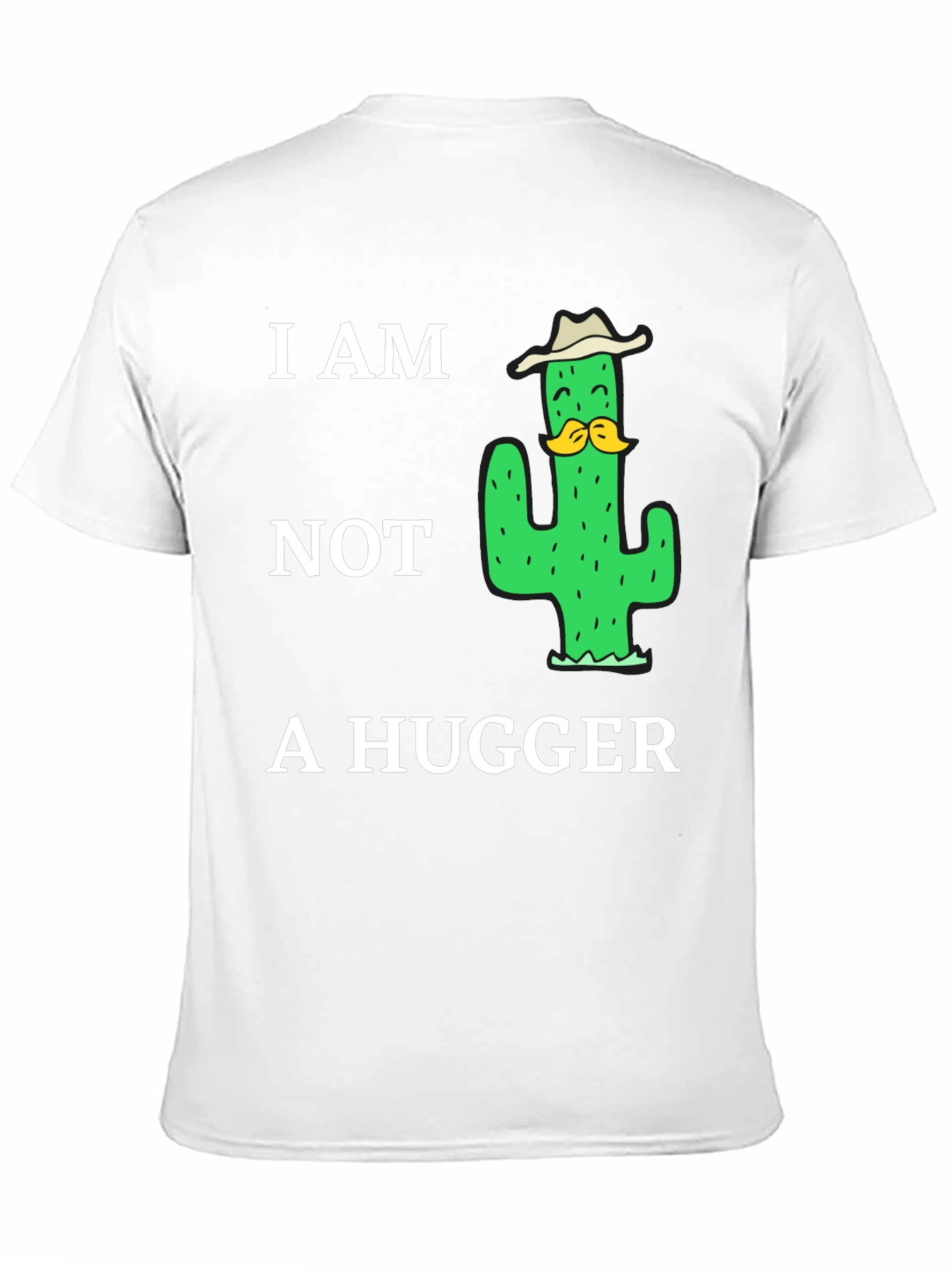 I am Not a Hugger Cactus Graphic T-Shirt