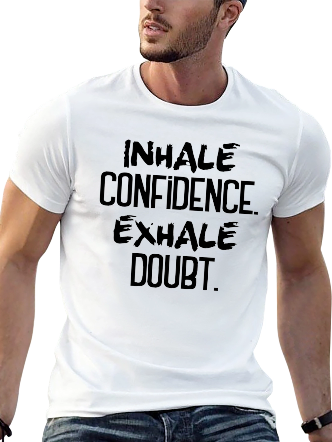 Inhale Confidence Exhale Doubt Graphic Tee