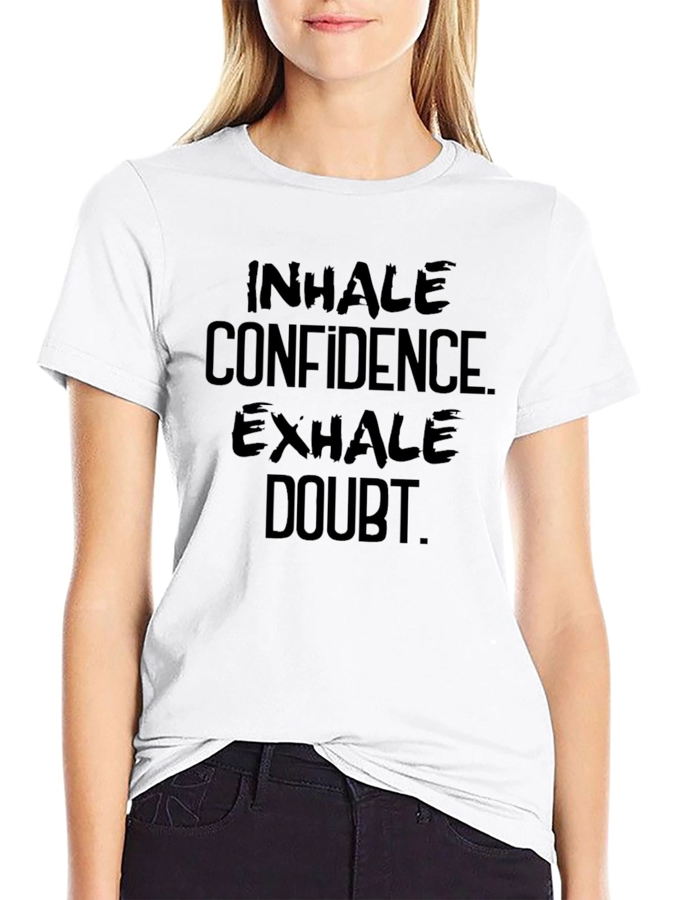 Inhale Confidence Exhale Doubt Graphic Tee
