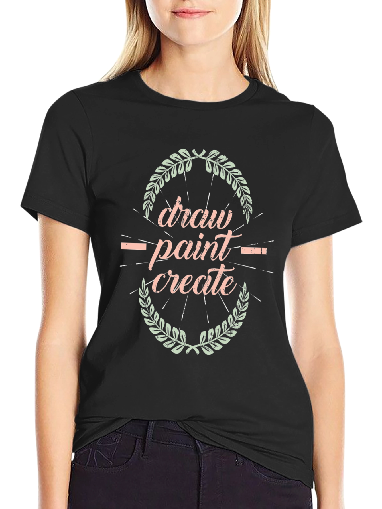 Draw Paint Create Graphic Tee