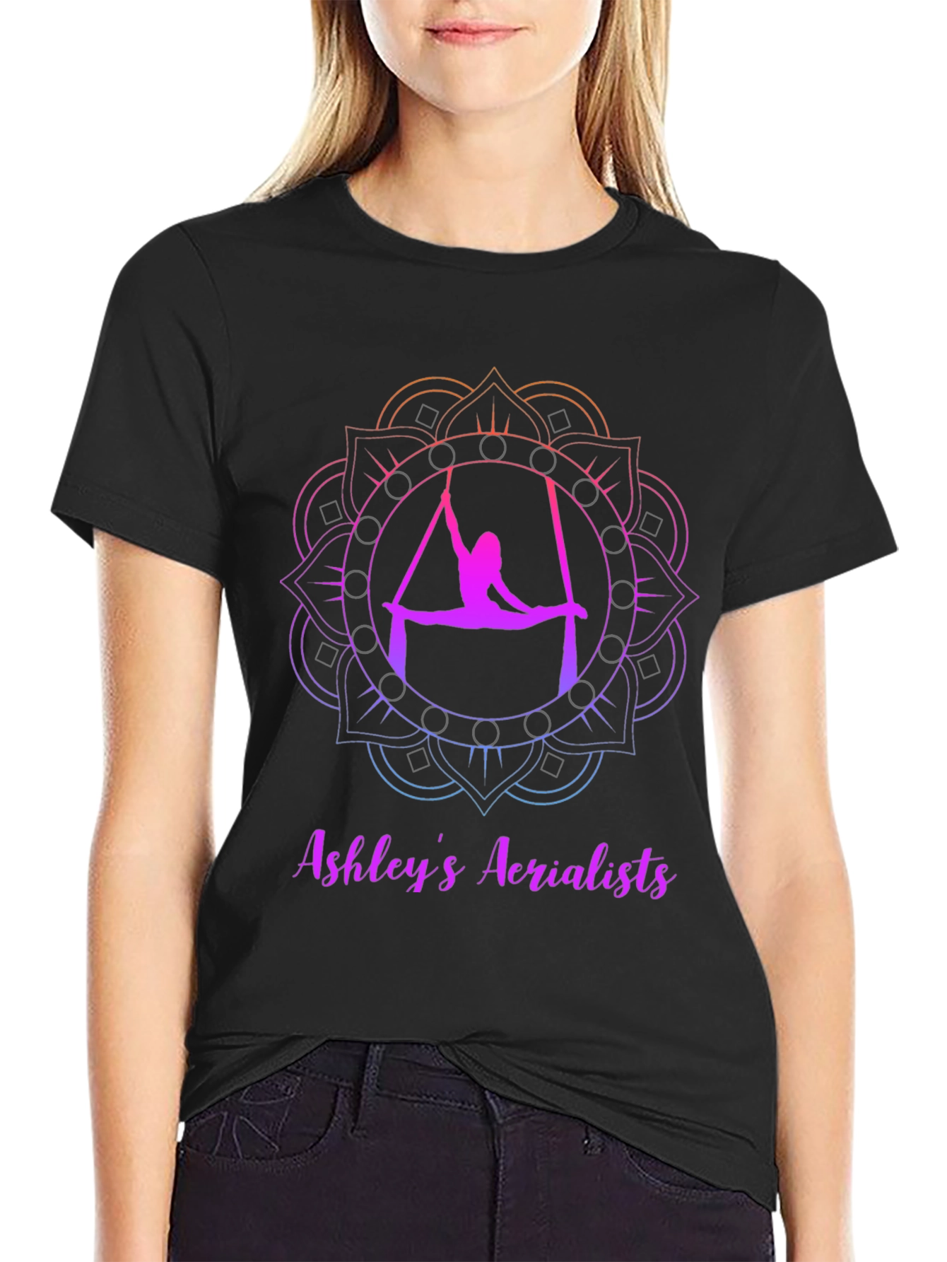 Ashleys Aerialists T-Shirt - Black