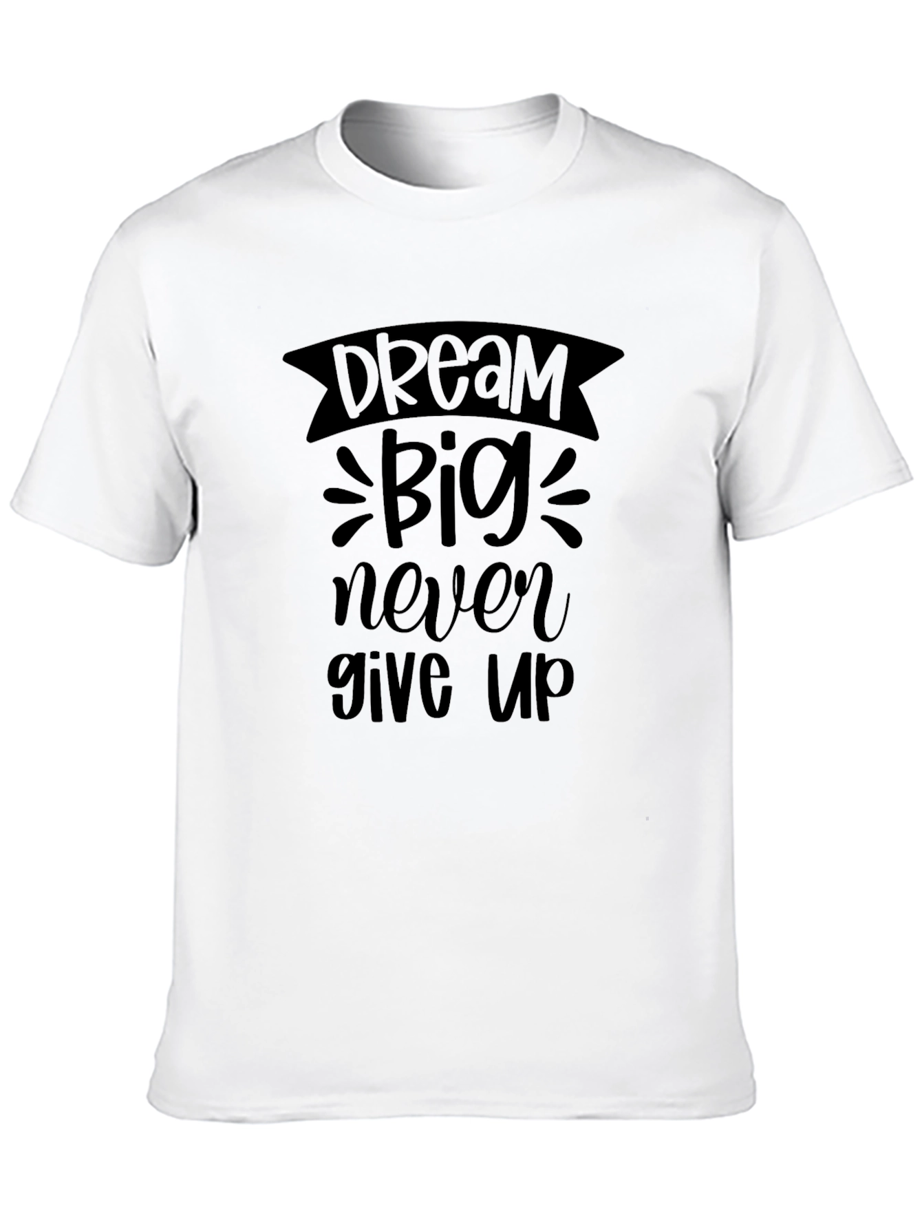 Dream Big T-Shirt - Motivational Black Tee